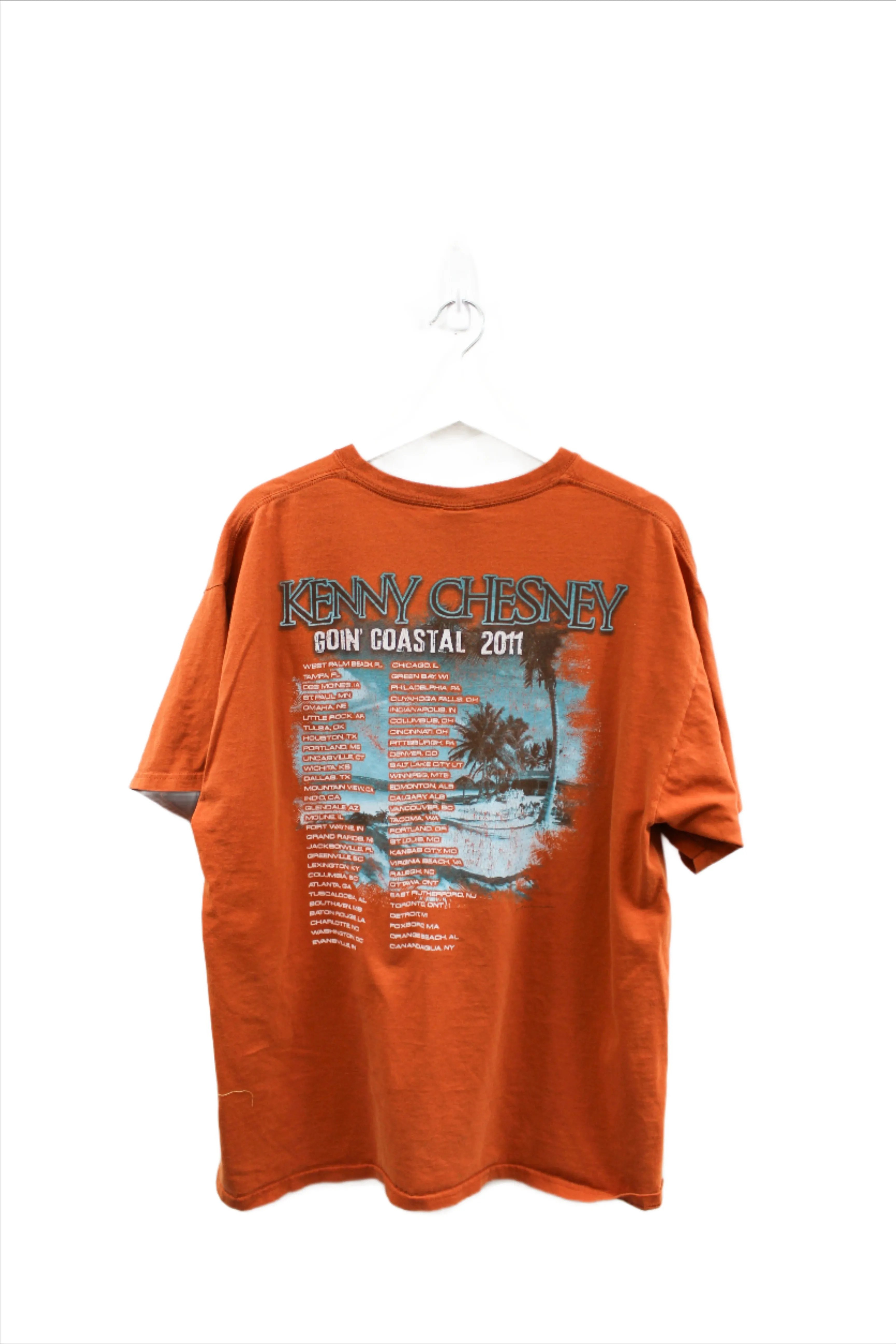 X - 2011 Kenny Chesney Goin' Coastal Picture Tee sold by HG Vintage product image thumbnail 3