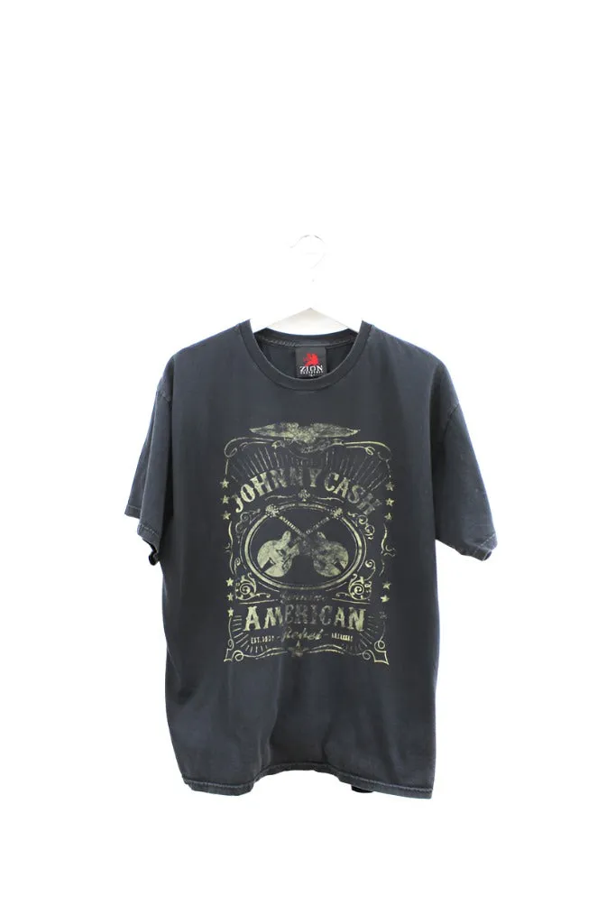 Z - Vintage Zion Apparel Johnny Cash Script & Eagle Tee sold by HG Vintage