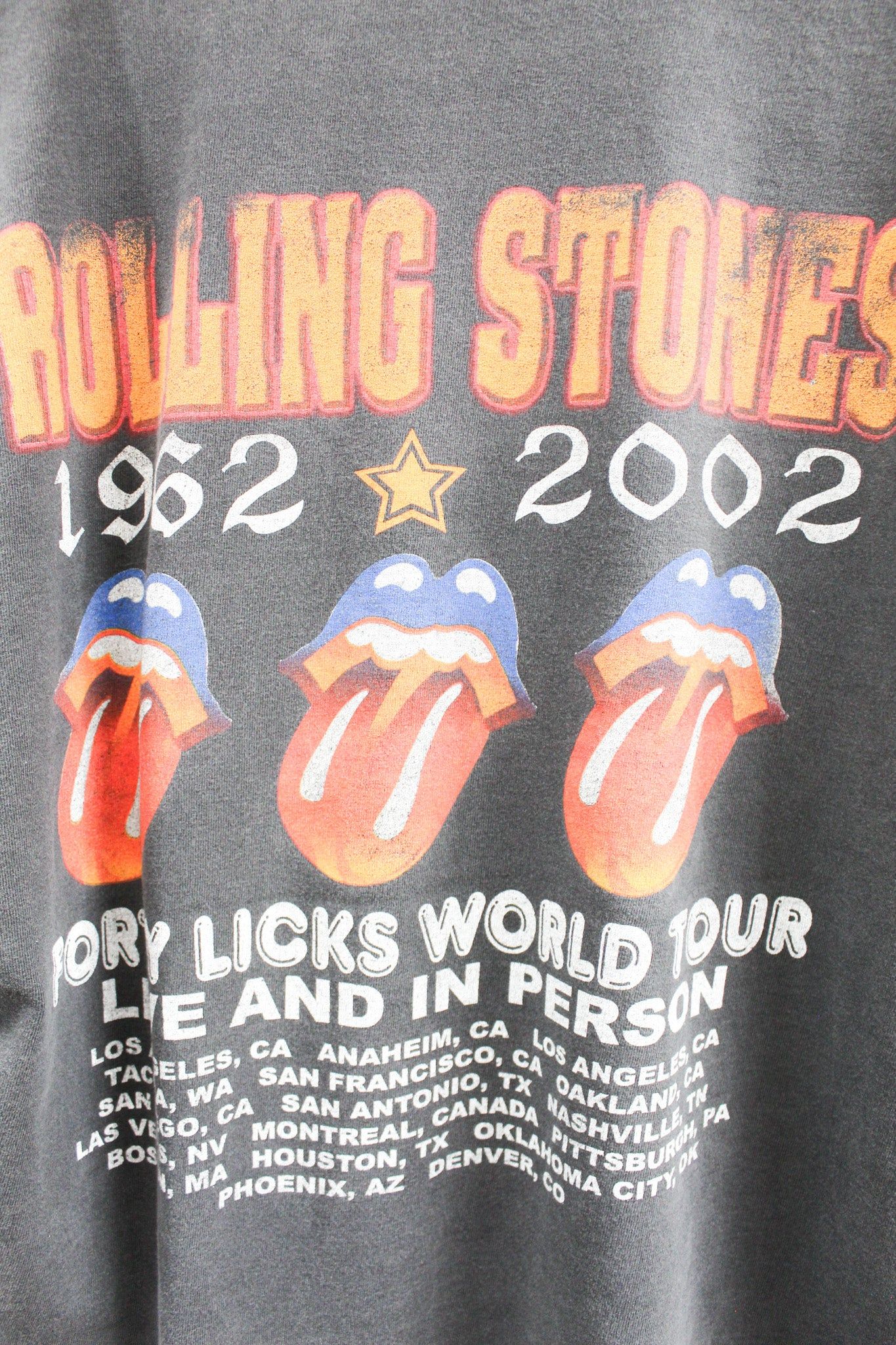 Vintage 2002 The Rolling Stones Tour Tee sold by HG Vintage product image thumbnail 4
