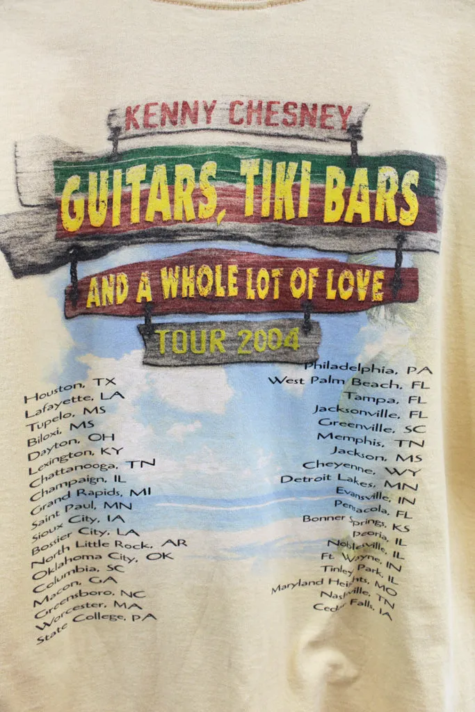 Z - Vintage 2004 Kenny Chesney Guitars, Tiki Bars, And A Whole Lotta Love Tour Tee sold by HG Vintage product image thumbnail 5