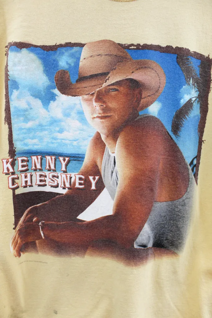 Z - Vintage 2004 Kenny Chesney Guitars, Tiki Bars, And A Whole Lotta Love Tour Tee sold by HG Vintage product image thumbnail 2