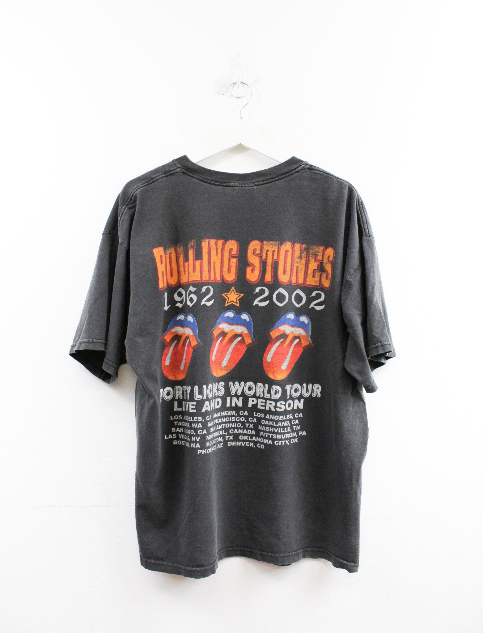 Vintage 2002 The Rolling Stones Tour Tee sold by HG Vintage product image thumbnail 3