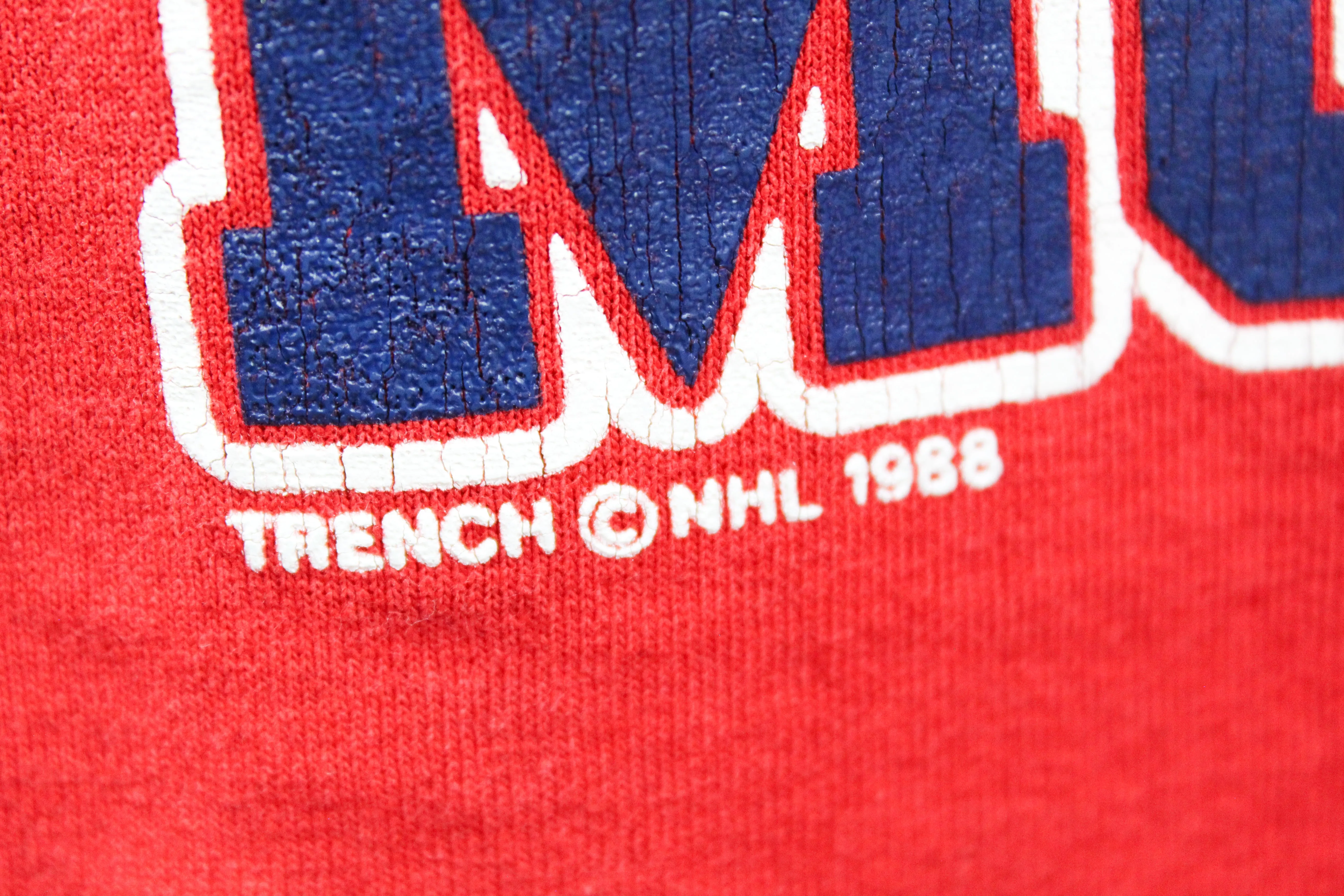 X - Vintage 88' Single Stitch NHL Les Canadiens De Montreal Screen Star Tag Tee sold by HG Vintage product image thumbnail 3