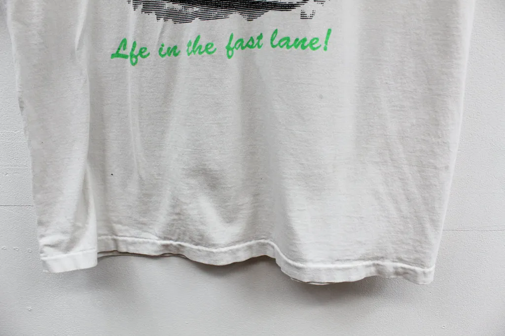 Z - Vintage Single Stitch 1992 Nascar I'd Rather Be Racing Tee sold by HG Vintage product image thumbnail 4