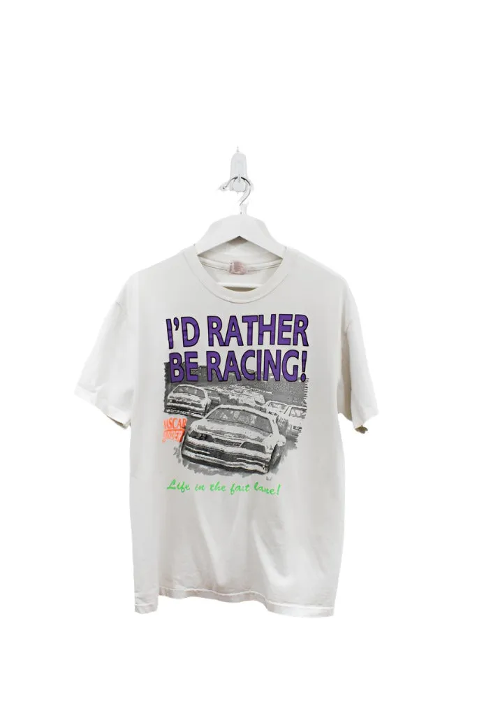 Z - Vintage Single Stitch 1992 Nascar I'd Rather Be Racing Tee sold by HG Vintage