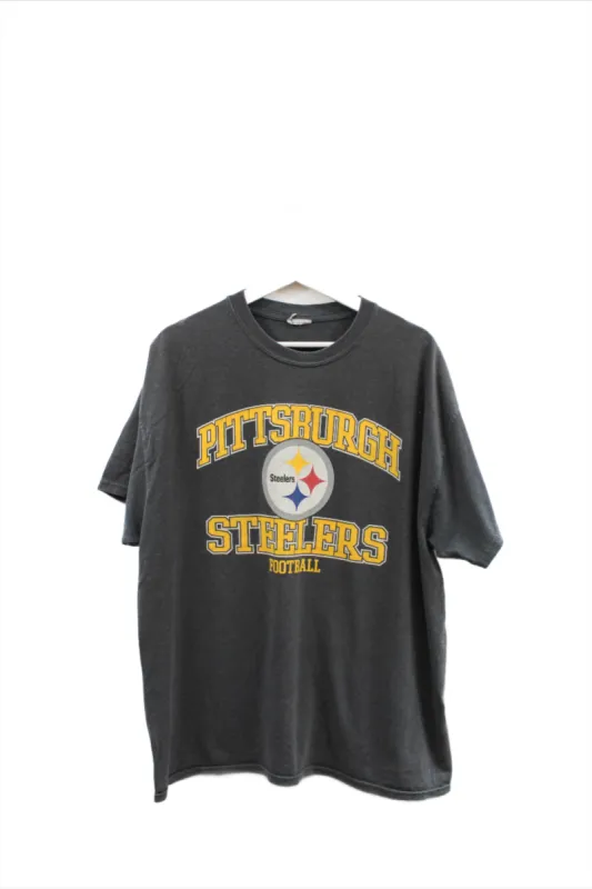 X - Vintage NFL Pittsburgh Steelers Logo Tee sold by HG Vintage