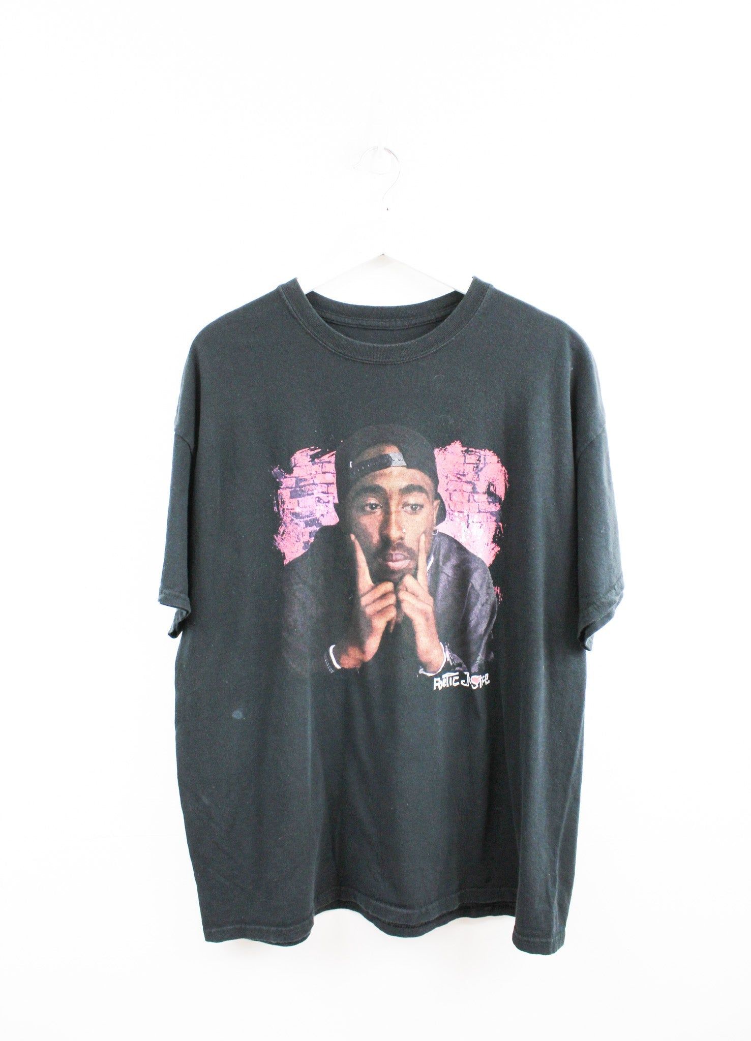 Tupac Front Thinking Picture Tee sold by HG Vintage