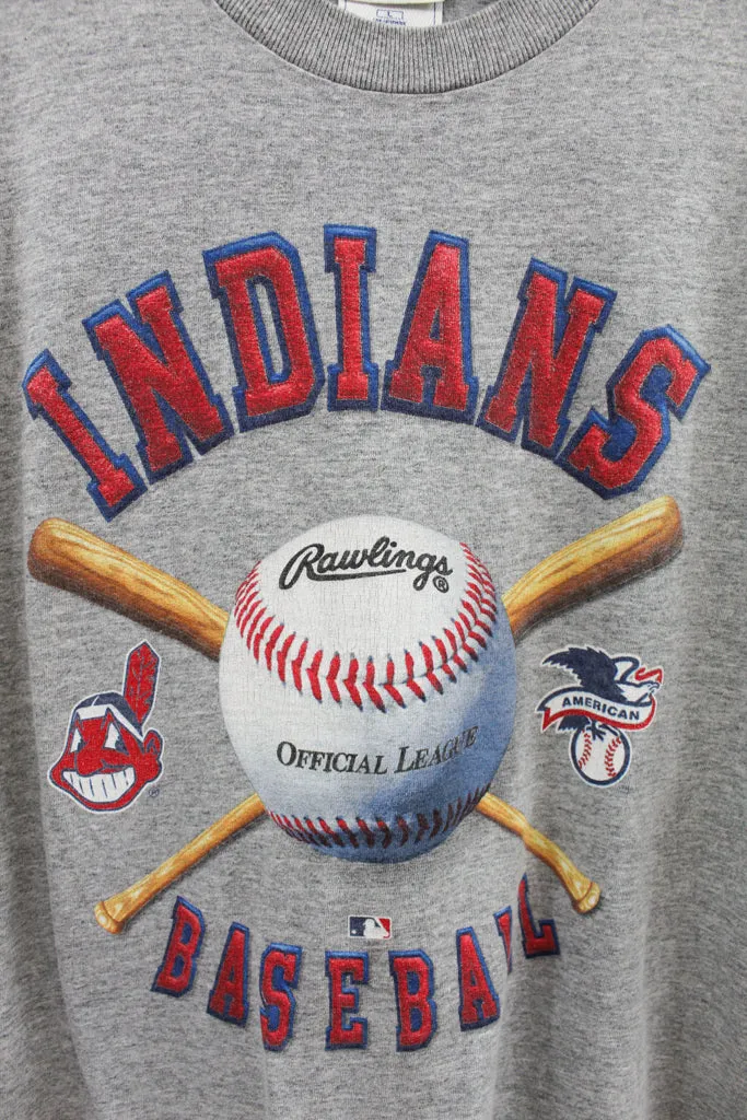 Z - Vintage Pro Player MLB Cleveland Indians Logo & Baseball Graphic Tee sold by HG Vintage product image thumbnail 2