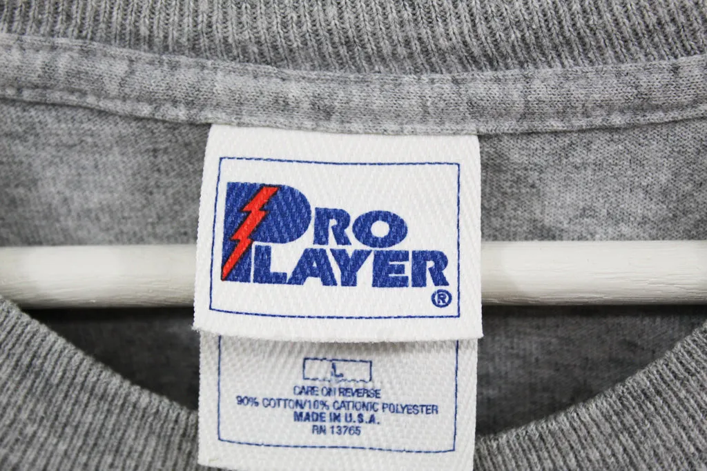 Z - Vintage Pro Player MLB Cleveland Indians Logo & Baseball Graphic Tee sold by HG Vintage product image thumbnail 3