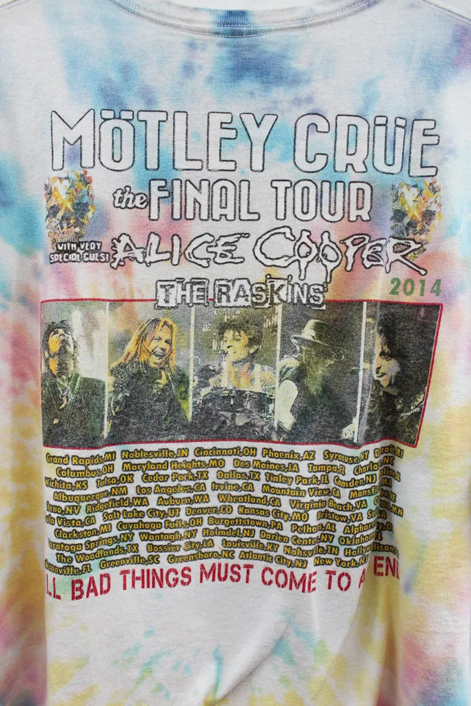 Z - 2014 Motley Crue All Good Things Must Come To An End Tour Tee sold by HG Vintage product image thumbnail 4