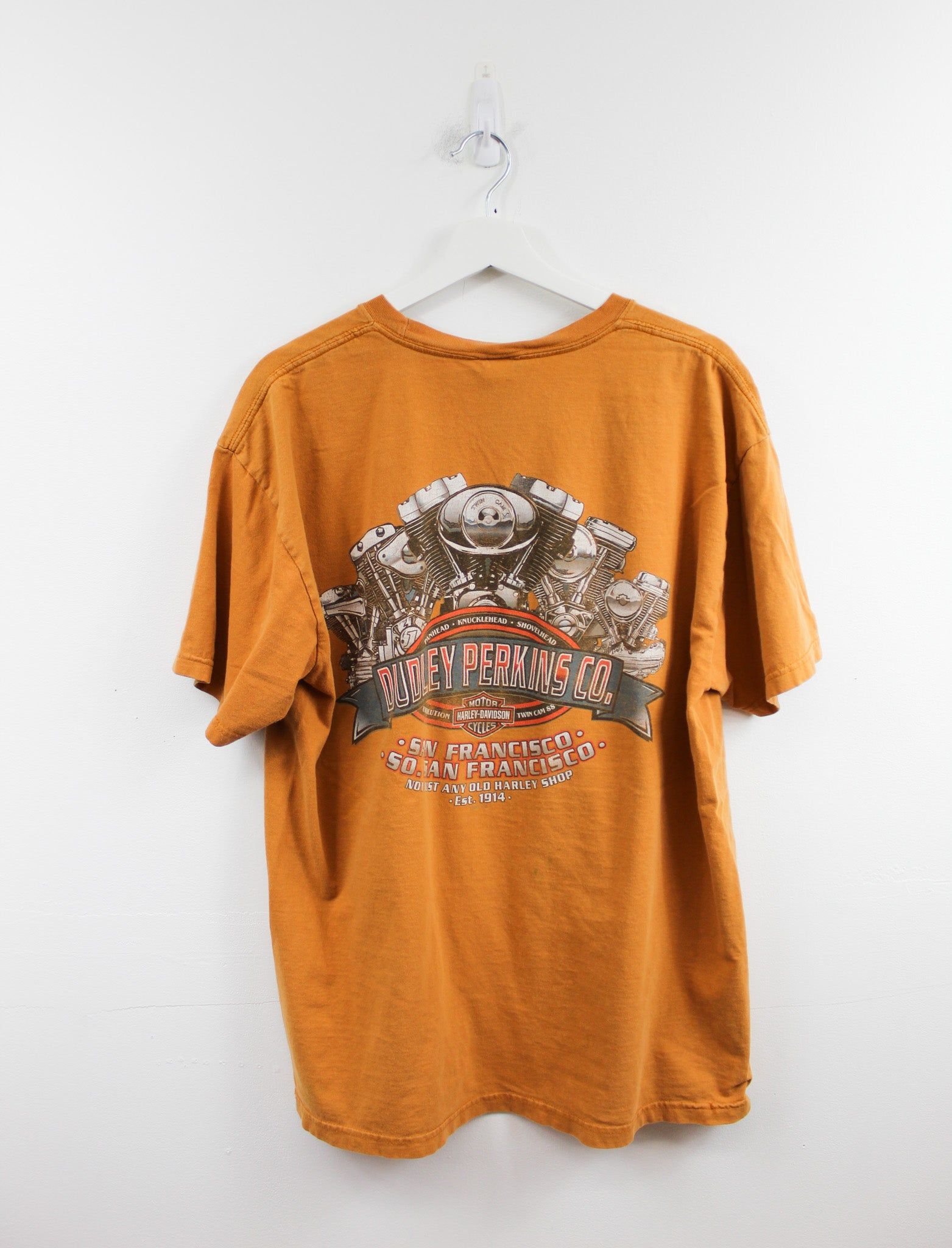 Harley Davidson Eagle On Motorcycle San Francisco Tee sold by HG Vintage product image thumbnail 3