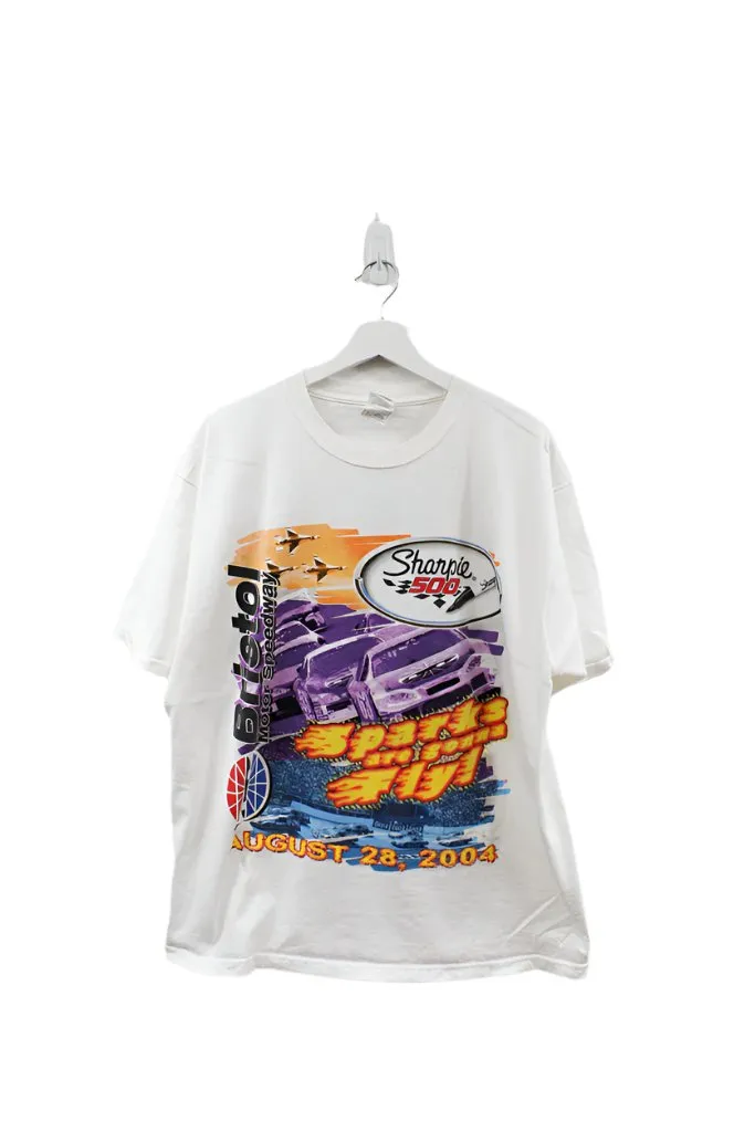 Z- Vintage 2004 Nascar Sharpie 500 Bristol Motor Speedway Tee sold by HG Vintage