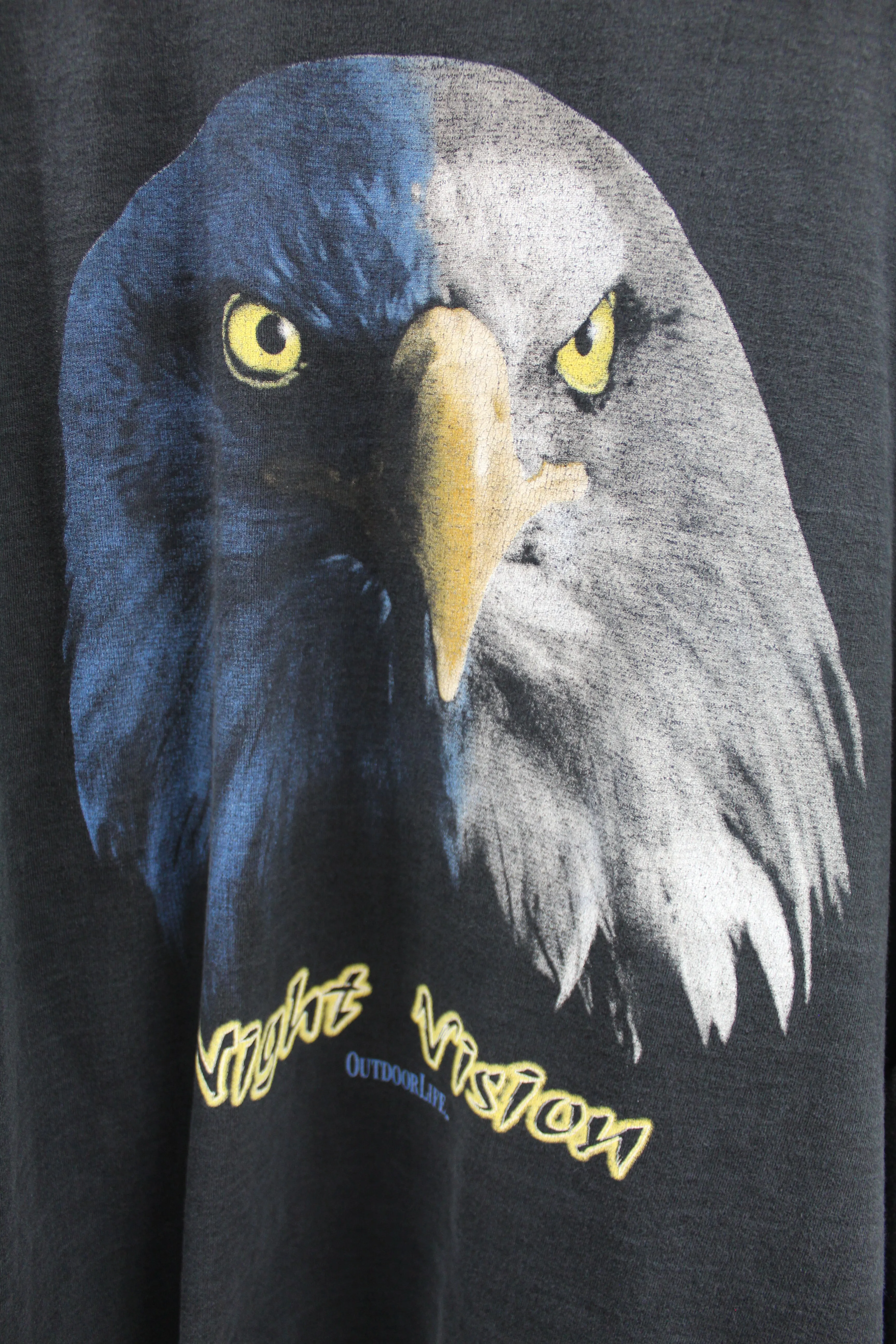 X - Vintage Night Vision Outdoor Living Eagle Long Sleeve Tee sold by HG Vintage product image thumbnail 2