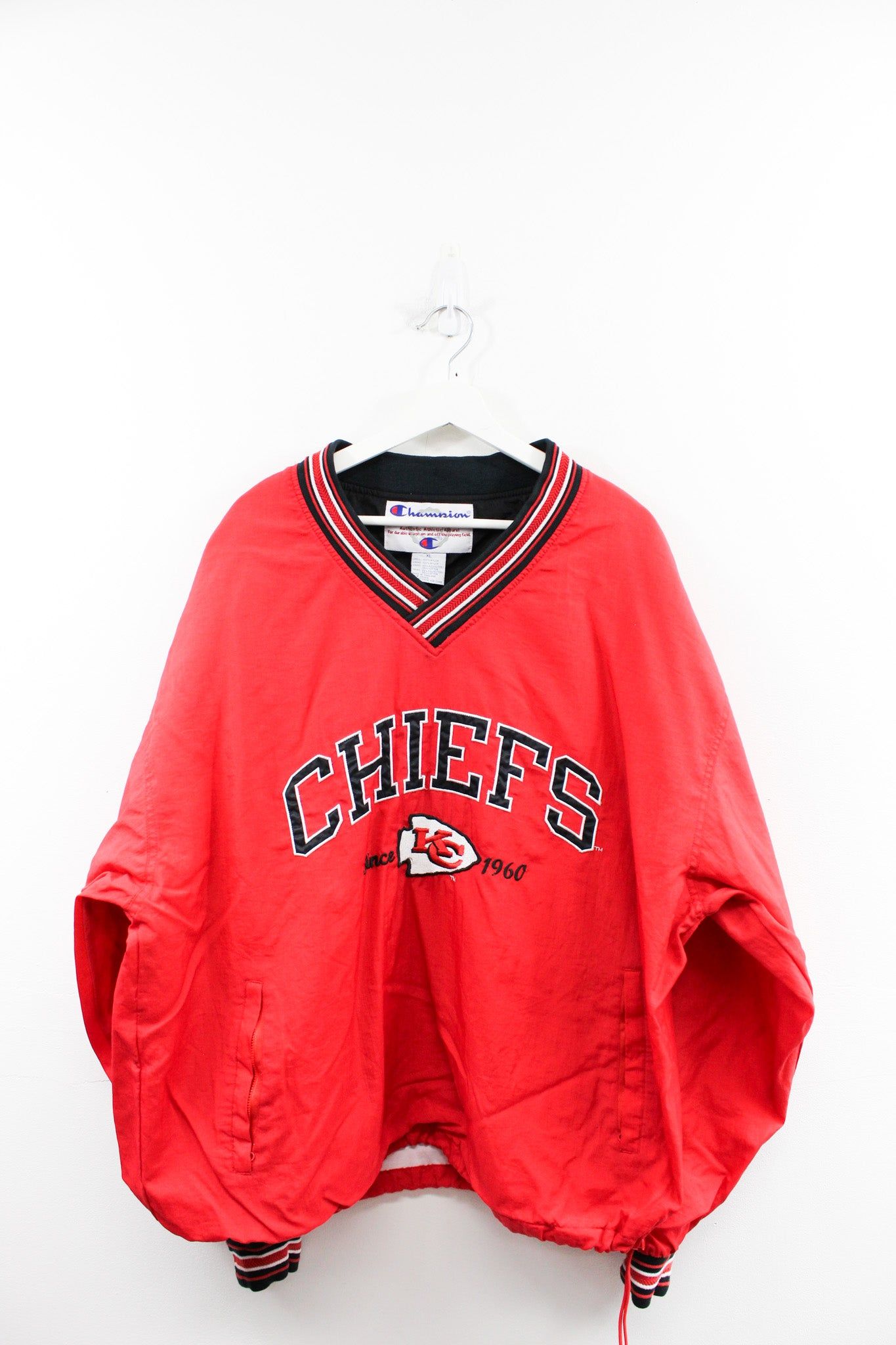Vintage Champion NFL Kansas City Chiefs Pullover Jacket sold by HG Vintage