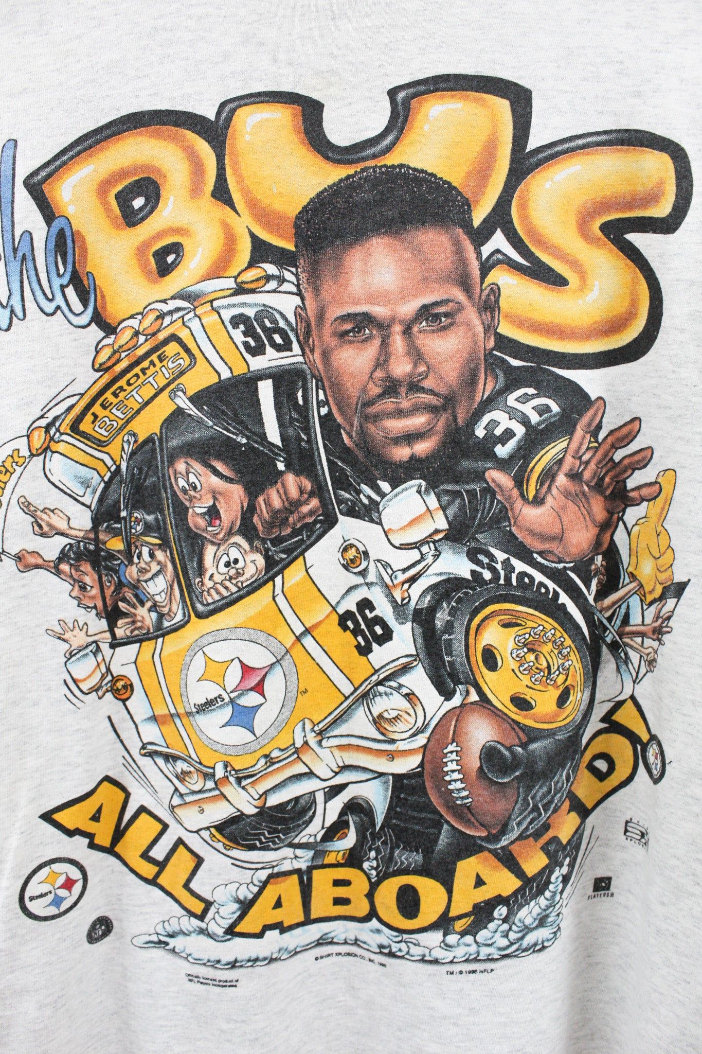 Vintage NFL 96' Steelers The Bus Graphic Tee sold by HG Vintage product image thumbnail 2