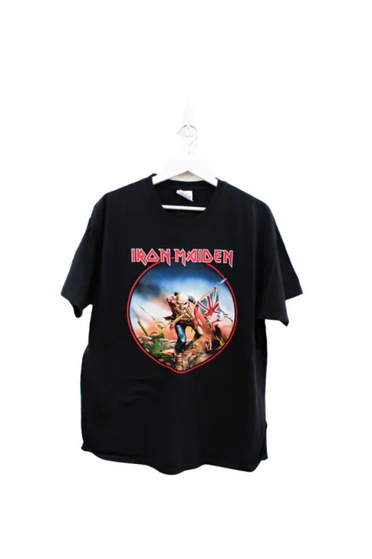Z - Vintage 2006 Iron Maiden The Trooper Hanes Heavyweight Tee sold by HG Vintage