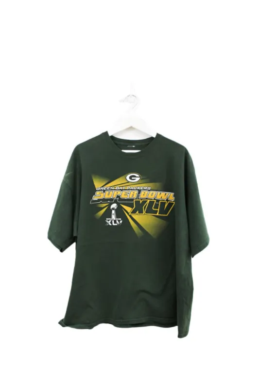 Z - 2011 NFL Green Bay Packers Super Bowl 45 Tee sold by HG Vintage
