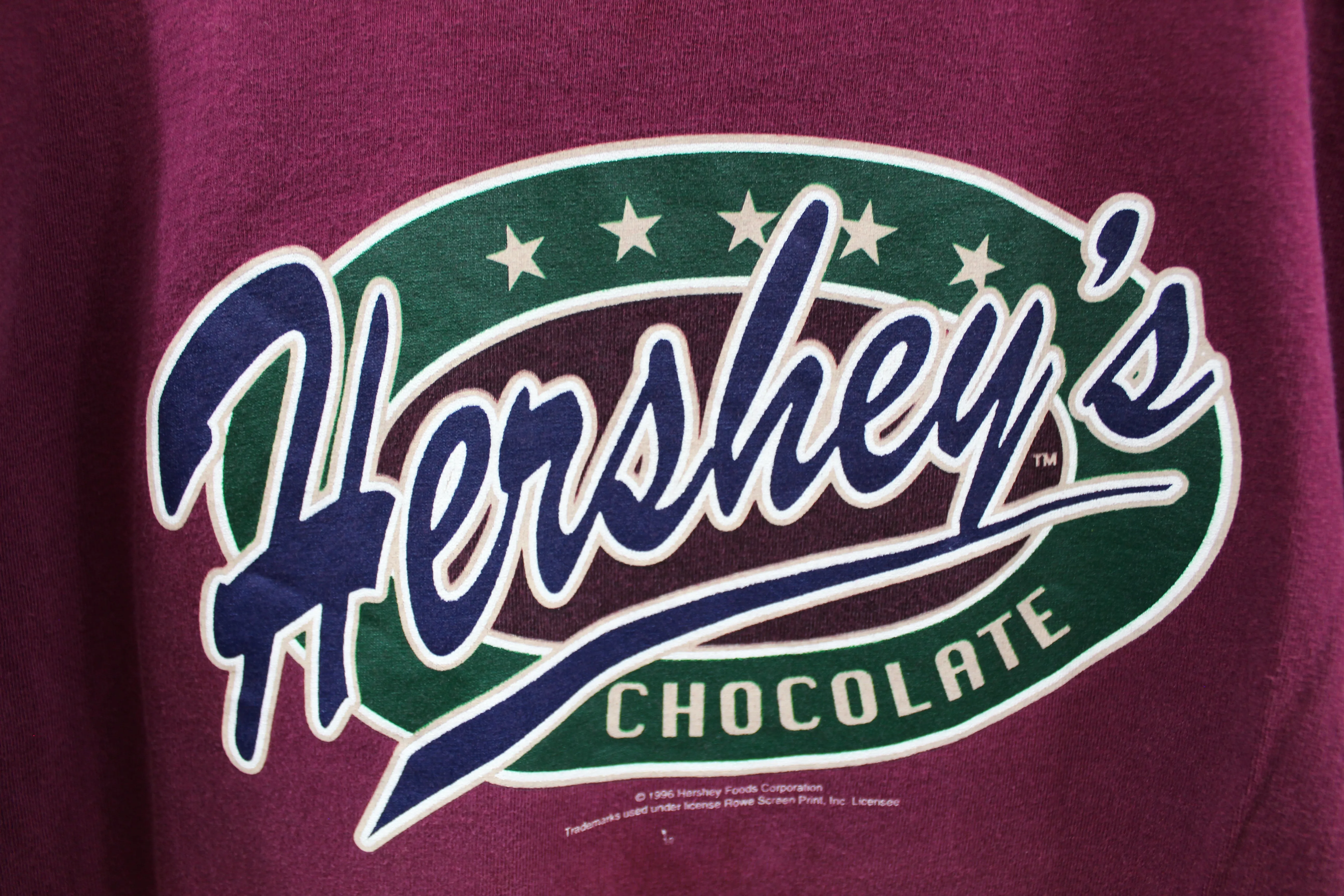 Z - Vintage 1996 Single Stitch Red Anvil Tag Hershey's Chocolate Logo Tee sold by HG Vintage product image thumbnail 2