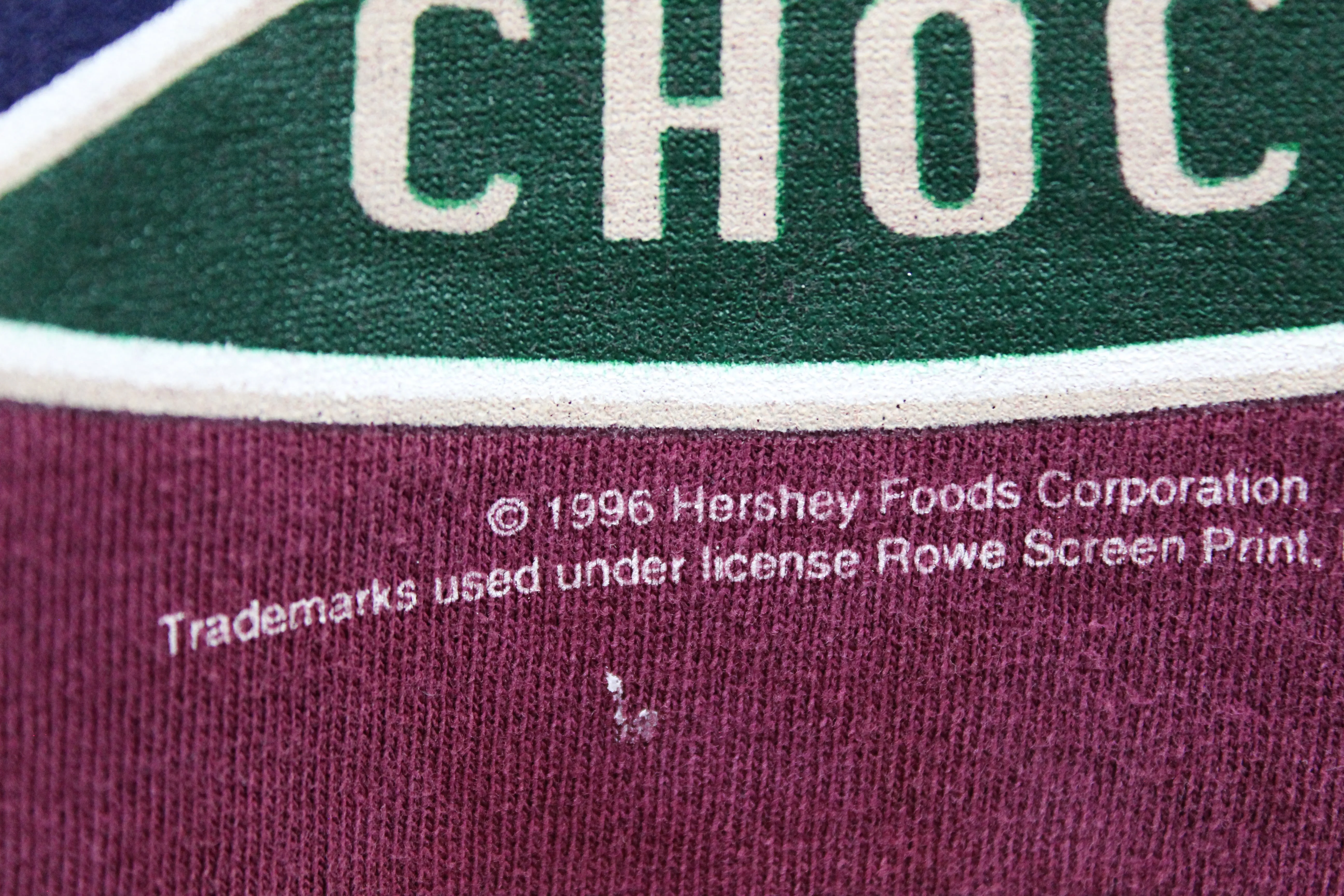Z - Vintage 1996 Single Stitch Red Anvil Tag Hershey's Chocolate Logo Tee sold by HG Vintage product image thumbnail 3