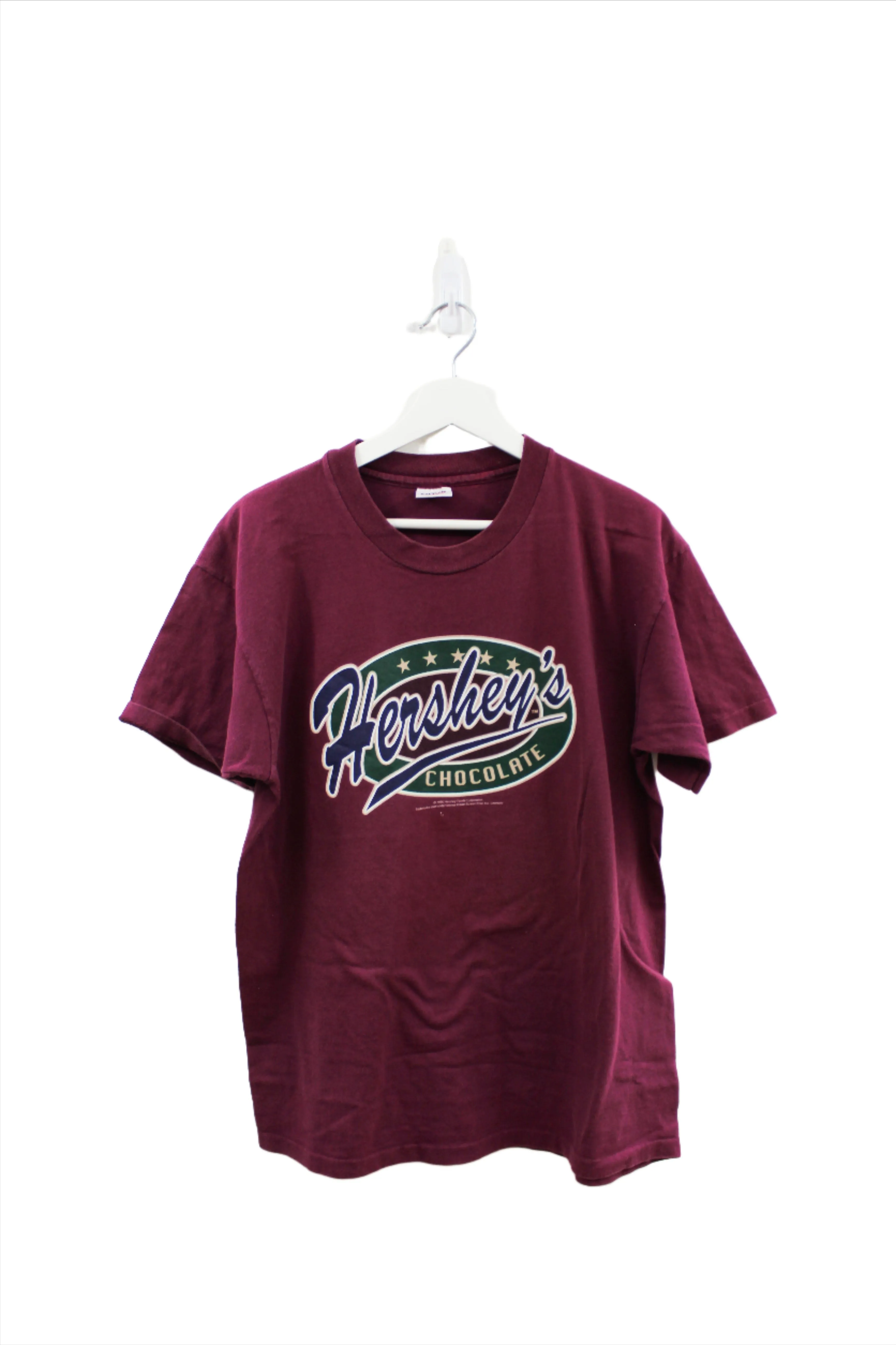Z - Vintage 1996 Single Stitch Red Anvil Tag Hershey's Chocolate Logo Tee sold by HG Vintage