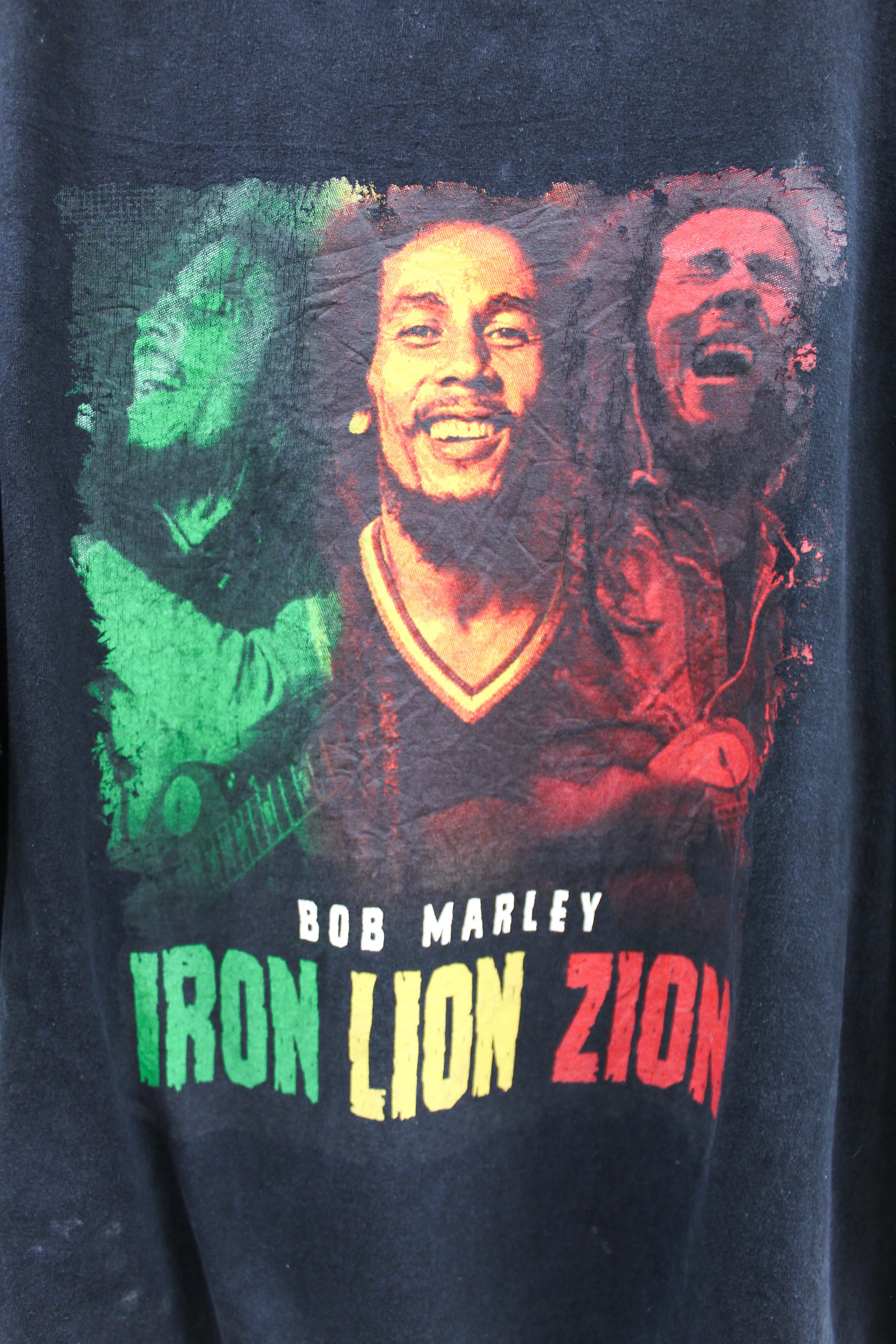 X - Vintage Bob Marley Iron Lion Zion Picture Tee sold by HG Vintage product image thumbnail 2