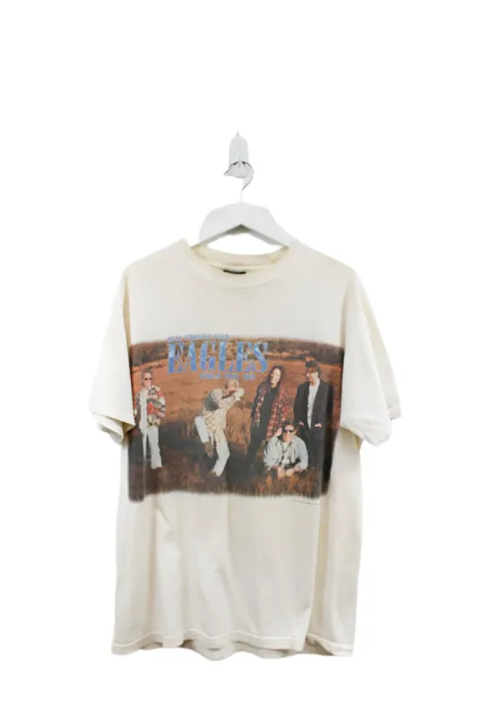 Z- Vintage 1995 The Eagles Hell Freezes Over Tour Picture Giant Tag Tee sold by HG Vintage