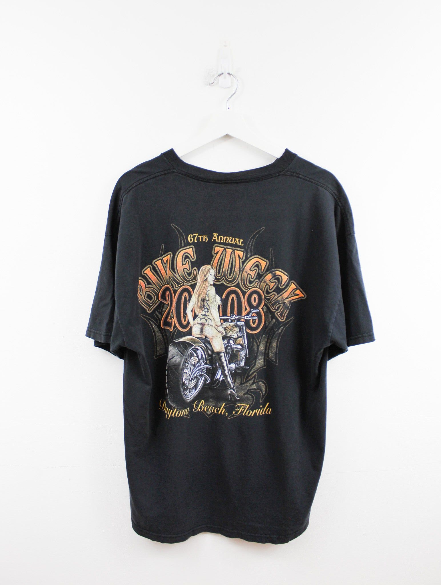 Daytona Beach 2008 Bike Week Tee sold by HG Vintage product image thumbnail 3