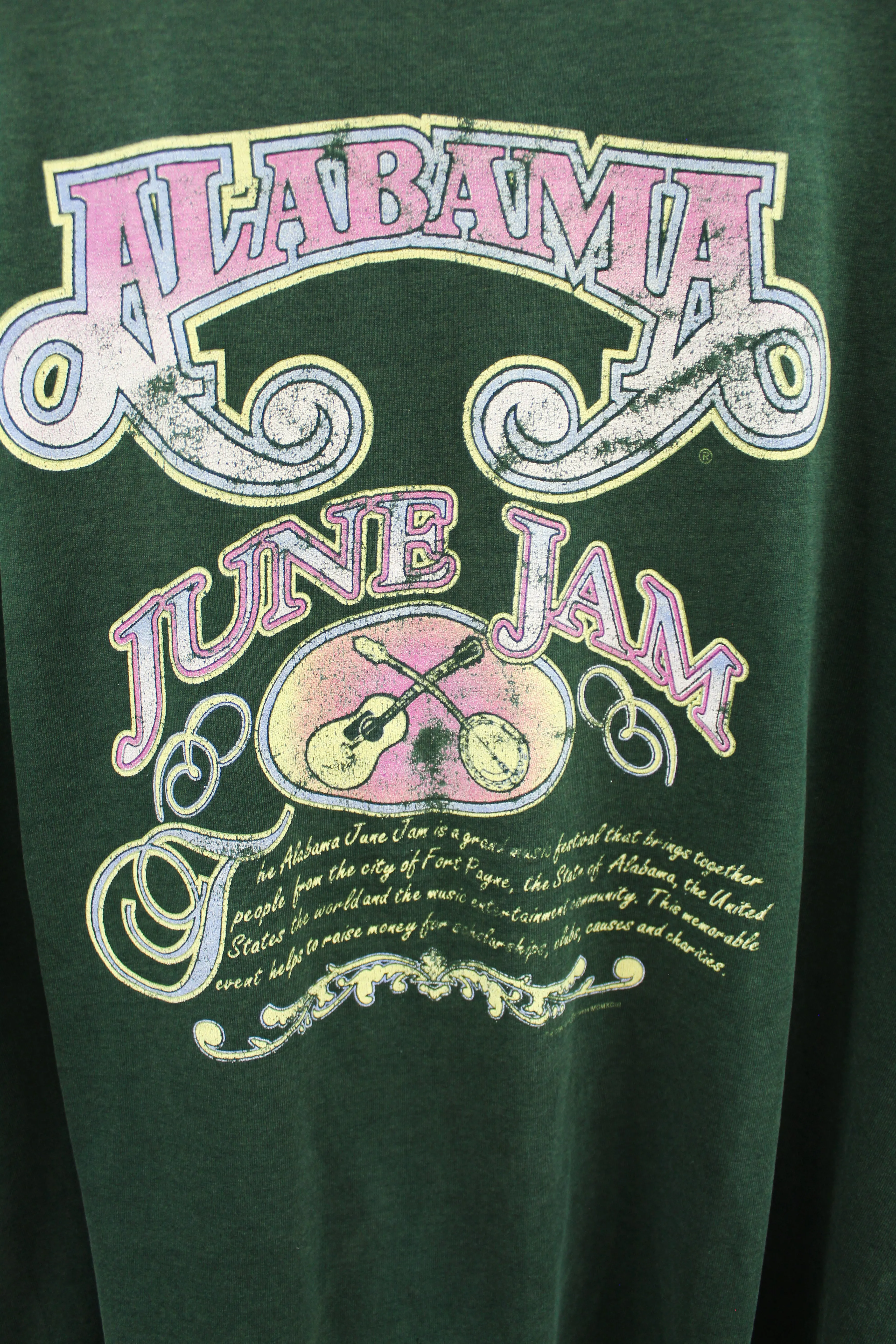 Z - Vintage Single Stitch Alabama June Jam Fruit Of The Loom Tag Tee sold by HG Vintage product image thumbnail 2