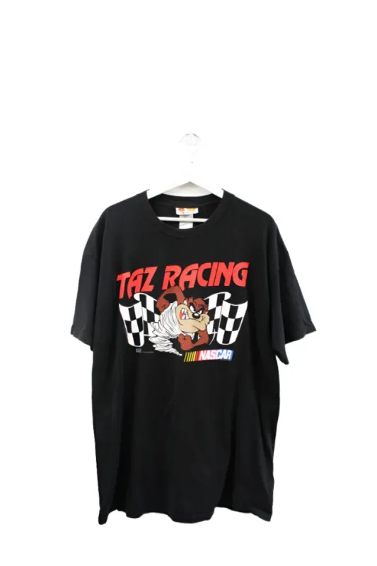 Z- Vintage 1997 Nascar Looney Tunes Taz Racing Graphic Tee sold by HG Vintage