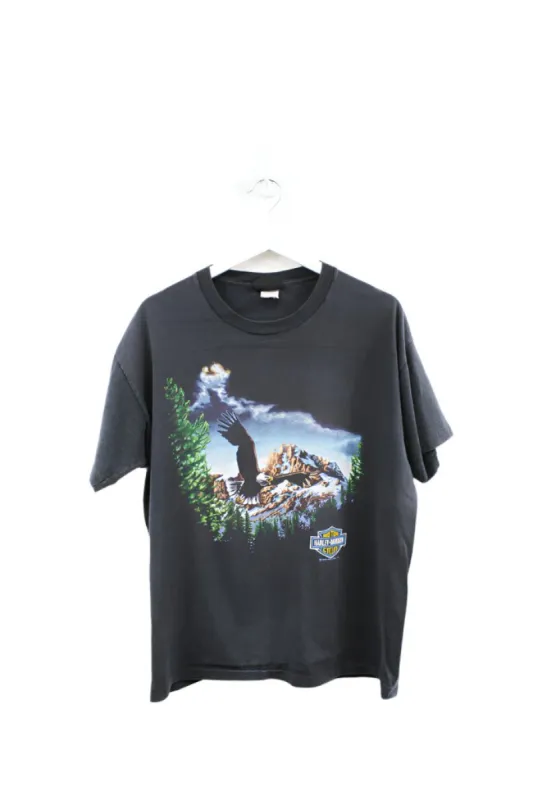 Z- Vintage 1989 Harley Davidson Mason City Iowa & Eagle Single Stitch Tee sold by HG Vintage