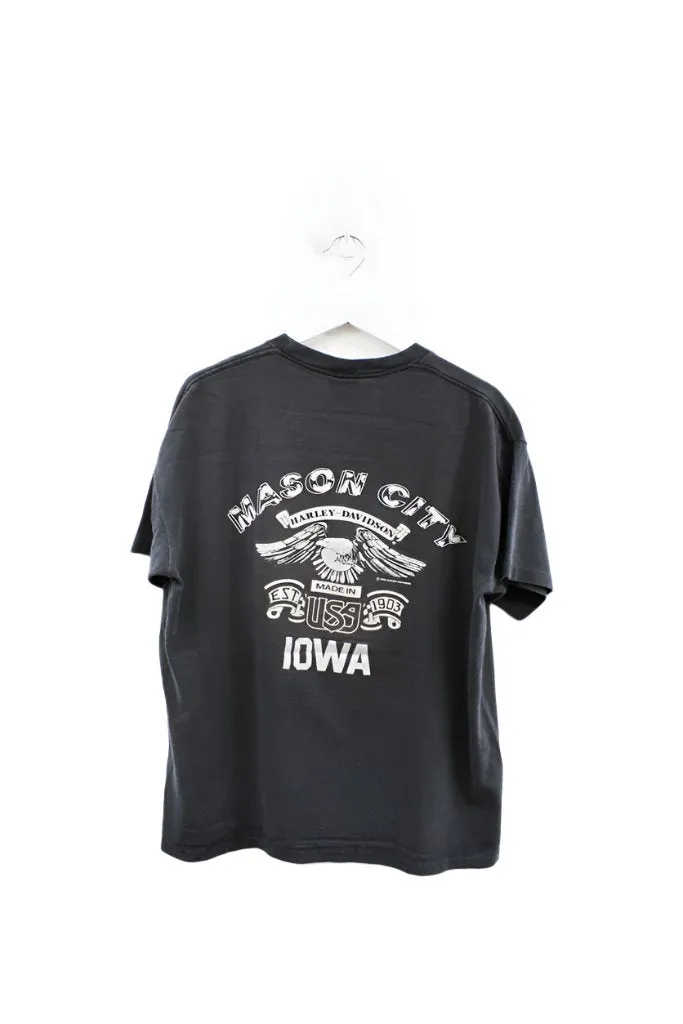Z- Vintage 1989 Harley Davidson Mason City Iowa & Eagle Single Stitch Tee sold by HG Vintage product image thumbnail 4