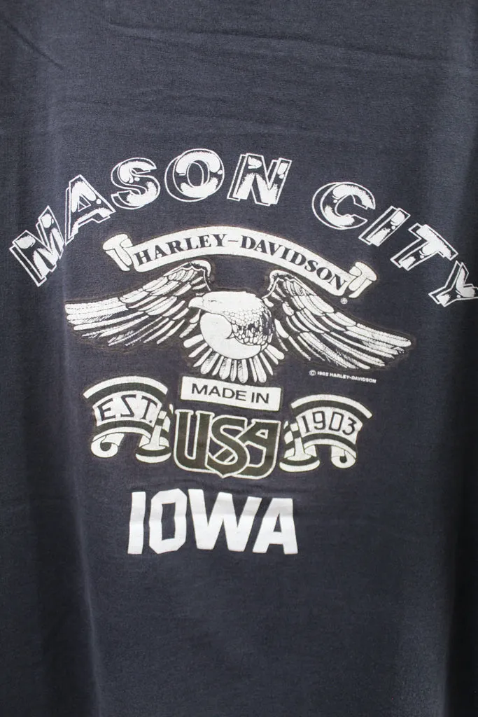 Z- Vintage 1989 Harley Davidson Mason City Iowa & Eagle Single Stitch Tee sold by HG Vintage product image thumbnail 5