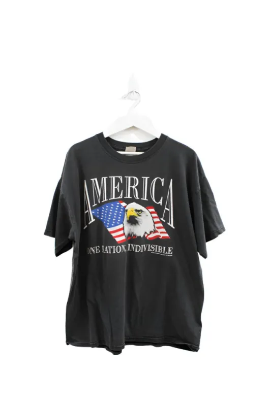 Z - Vintage America One Nation, Indivisible Eagle Tee sold by HG Vintage