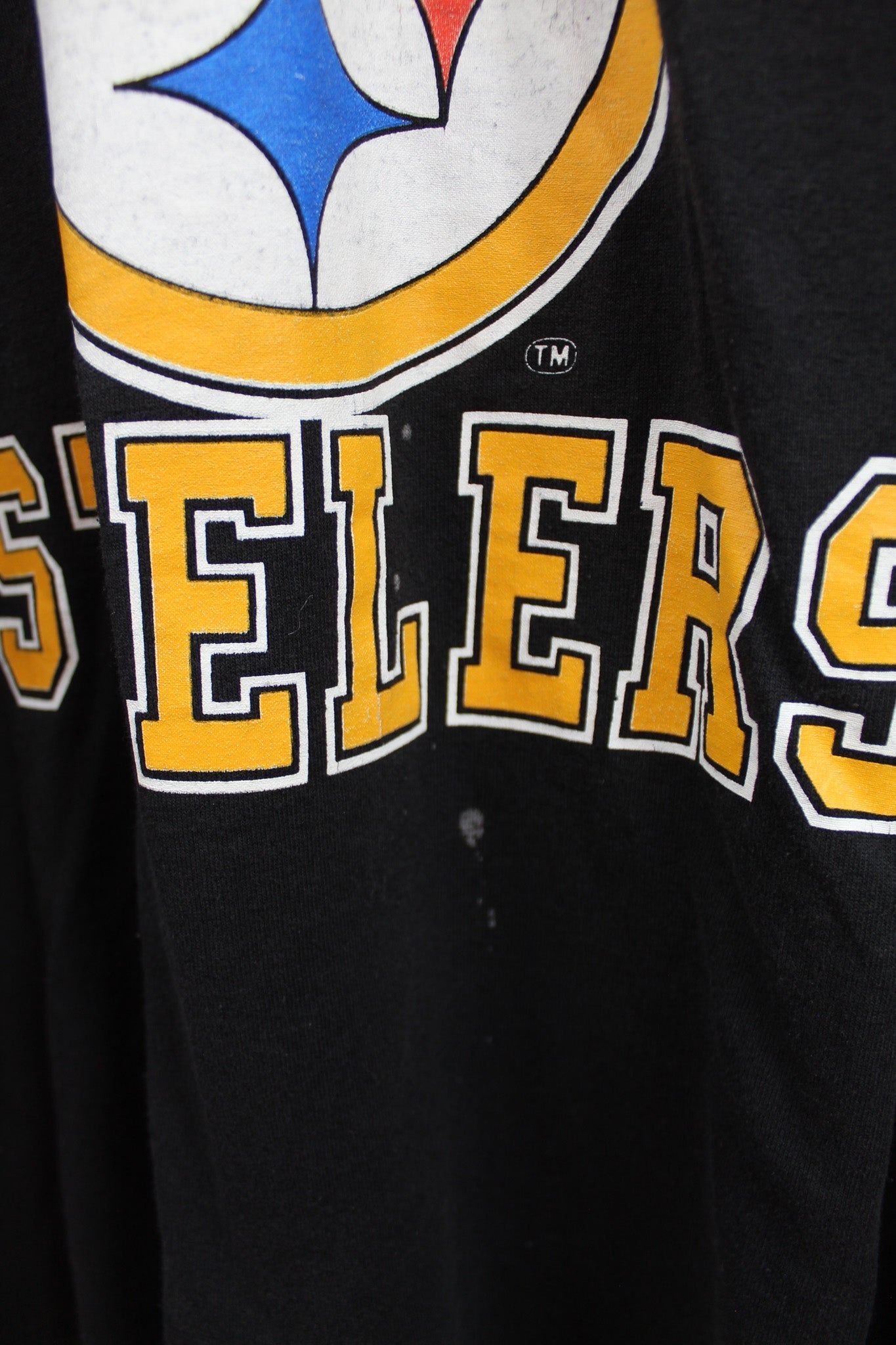 Logo 7 X NFL Pittsburgh Steelers Logo 3 Quarter Sleeve Tee sold by HG Vintage product image thumbnail 3