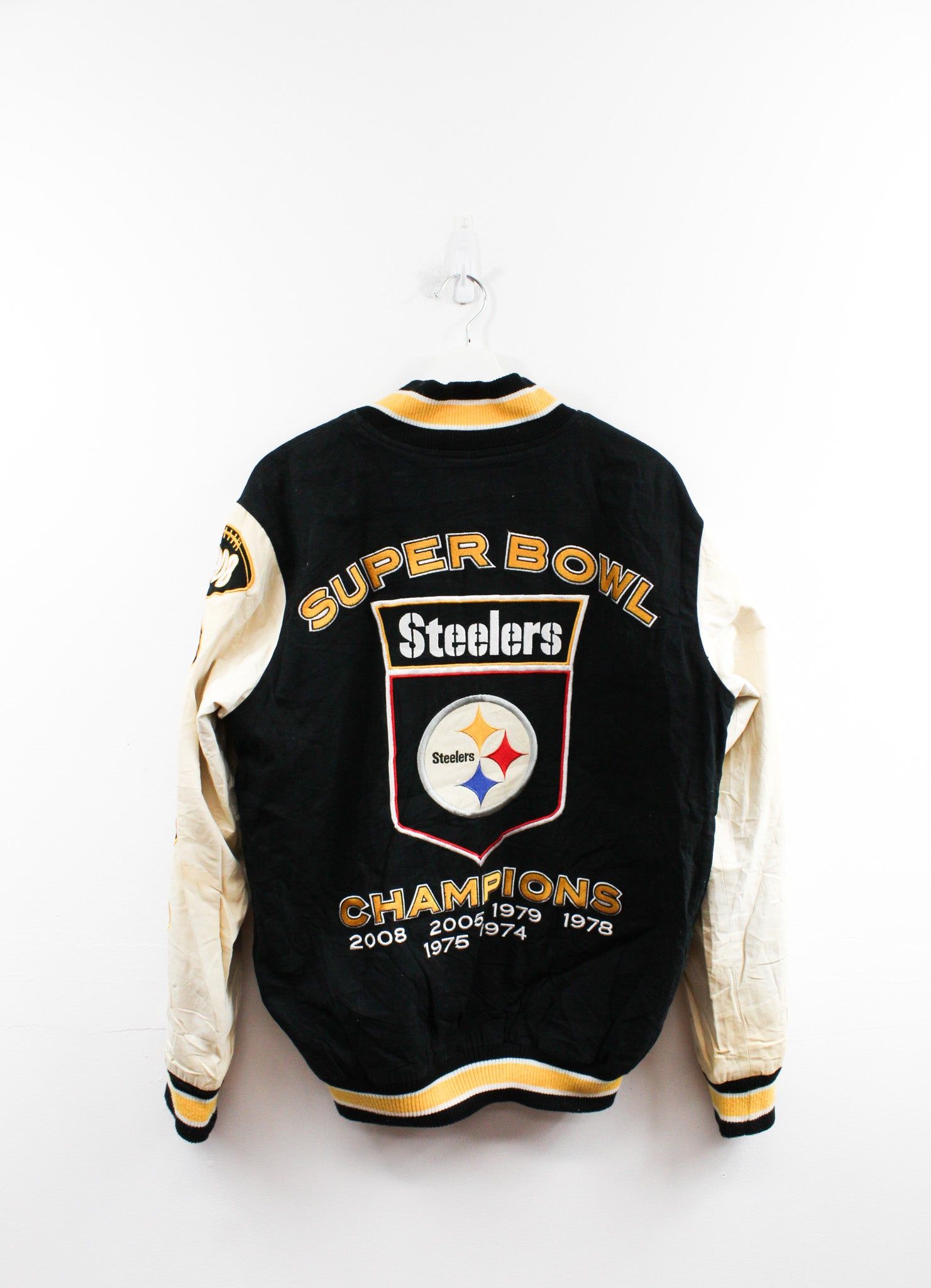 Vintage NFL Pittsburgh Steelers Zip Up Varsity Jacket sold by HG Vintage product image thumbnail 5