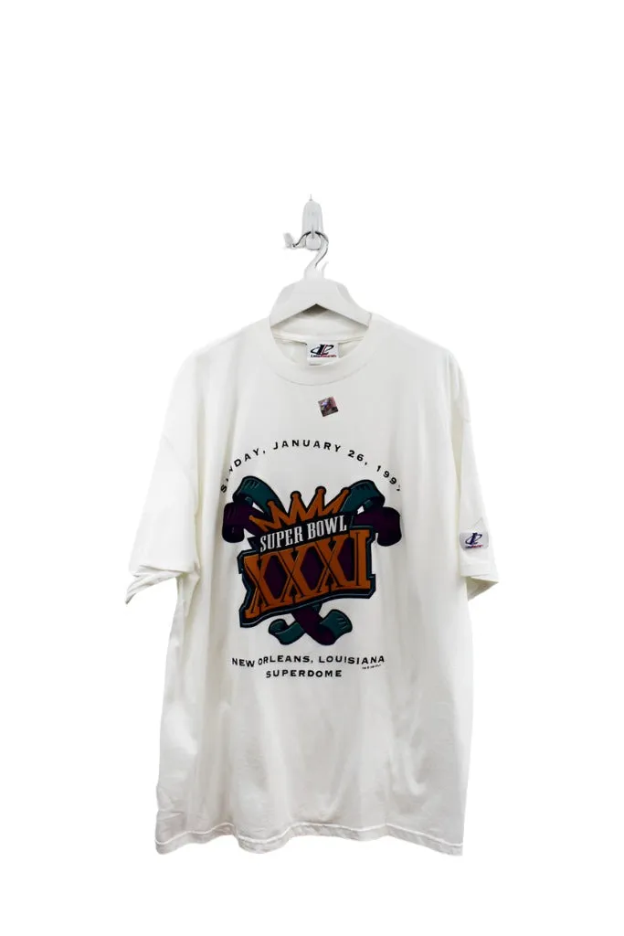 Z - Vintage Deadstock 1997 Logo Athletic NFL Super Bowl 31 Tee sold by HG Vintage