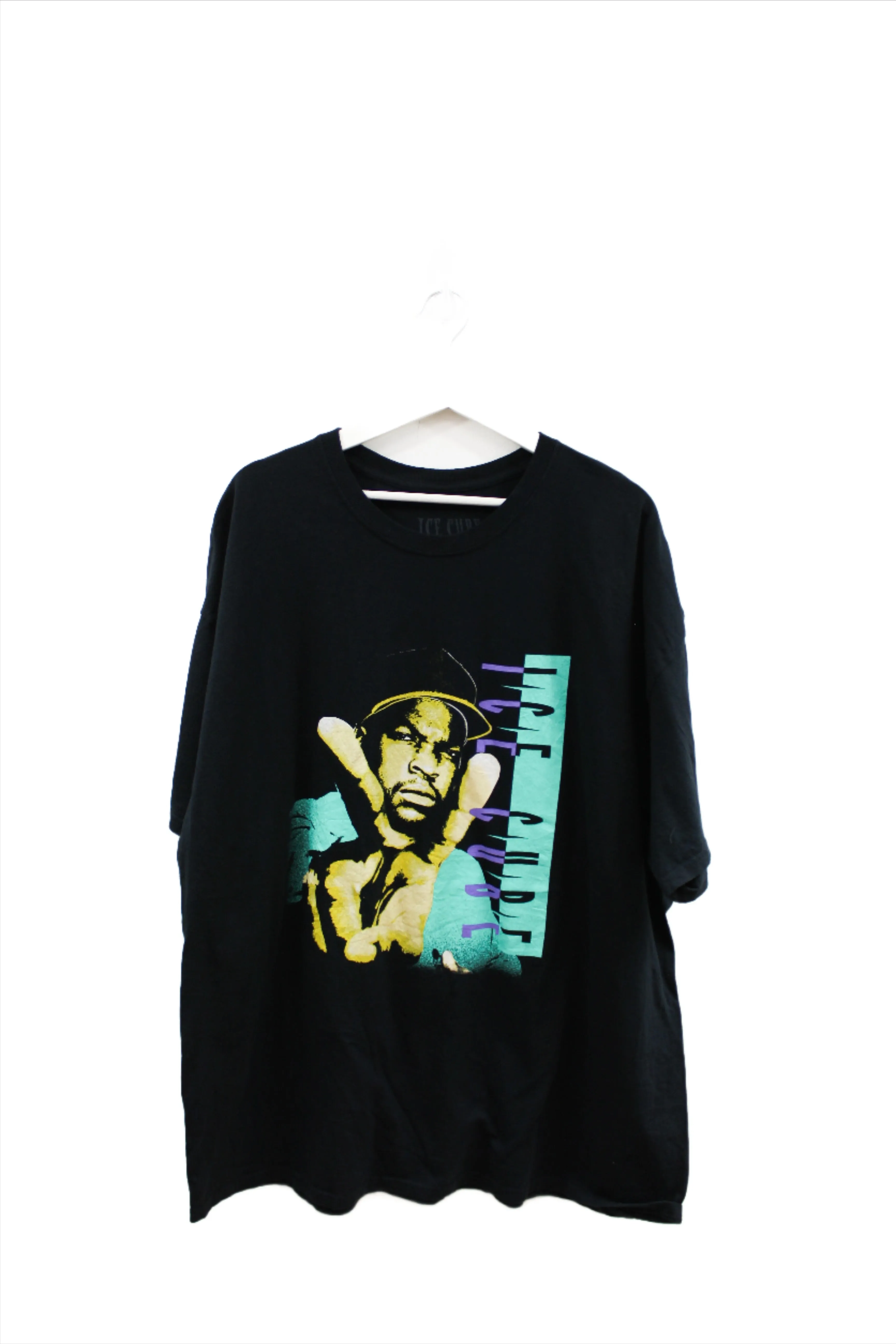 X - Ice Cube Peace Sign Picture Tee sold by HG Vintage