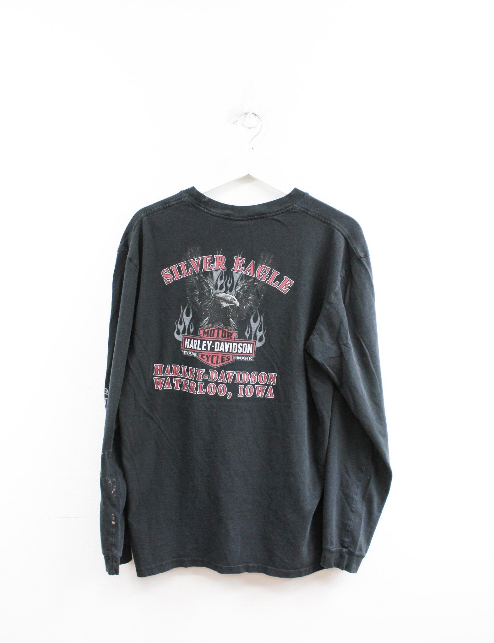 Vintage 2010 Harley Davidson Waterloo Iowa Long Sleeve Tee sold by HG Vintage product image thumbnail 3
