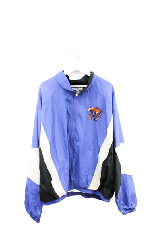 Z - Vintage Champions University Of Kentucky Wildcats Embroidered Logo Windbreaker sold by HG Vintage