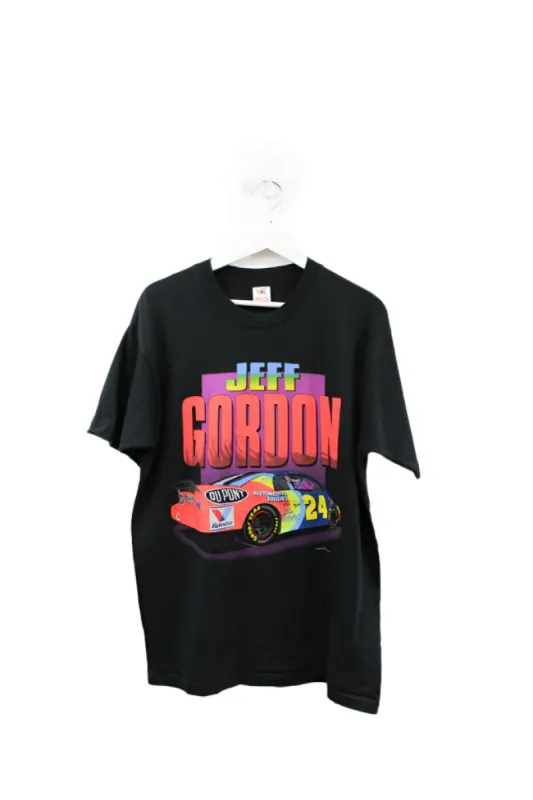 Z- Vintage 1995 Nascar Jeff Gordon Dupont Car Graphic Single Stitch Tee sold by HG Vintage
