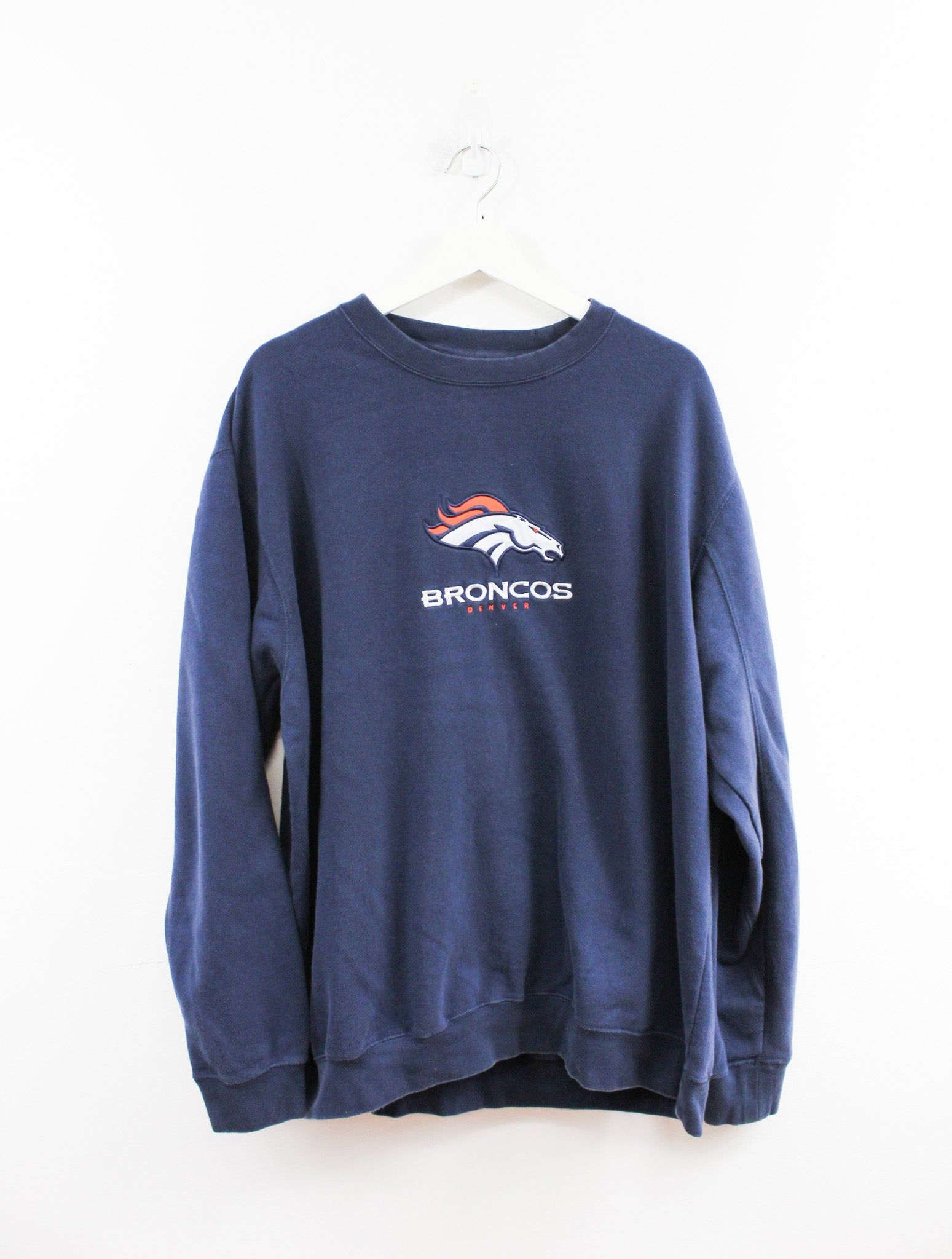NFL Denver Broncos Embroidered Crewneck sold by HG Vintage