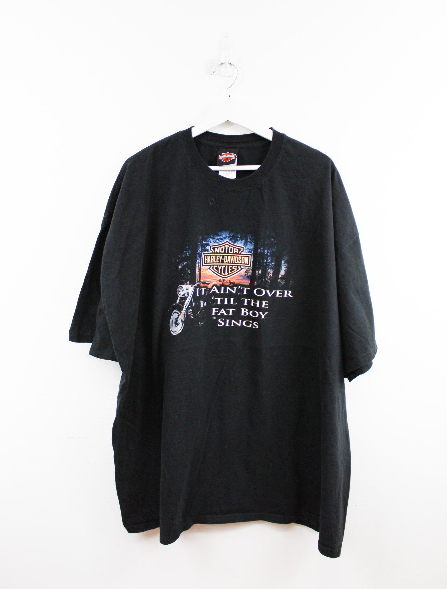 Vintage 2010 Harley Davidson Singing Fat Boy Tee sold by HG Vintage