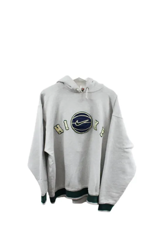 Z- Vintage 90s Nike Basketball Embroidered Script (Red Swoosh Tag) Hoodie sold by HG Vintage