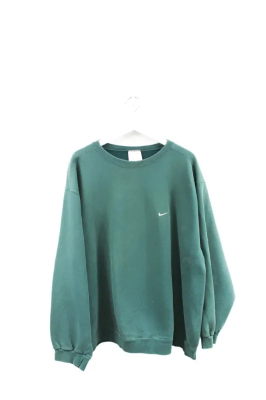 Z- Vintage 90s Nike Small Embroidered Swoosh (Red Swoosh Tag) Crewneck sold by HG Vintage