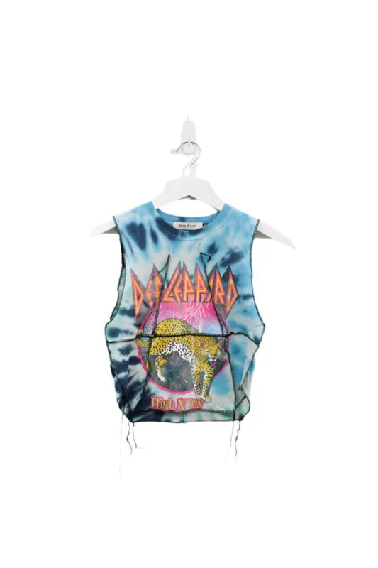 Z - Mojo Music Double Stitch Rework Def Leppard Leopard sold by HG Vintage