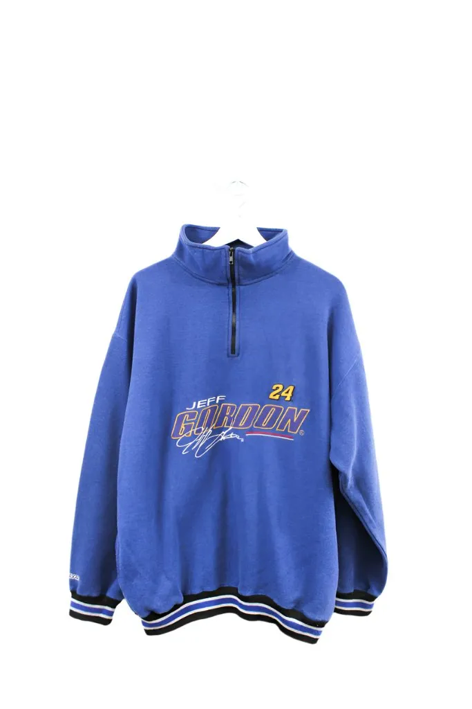 Z- Vintage Jeff Gordon #24 Embroidered Script Nascar Chase Authentic Quarter Zip Crewneck sold by HG Vintage