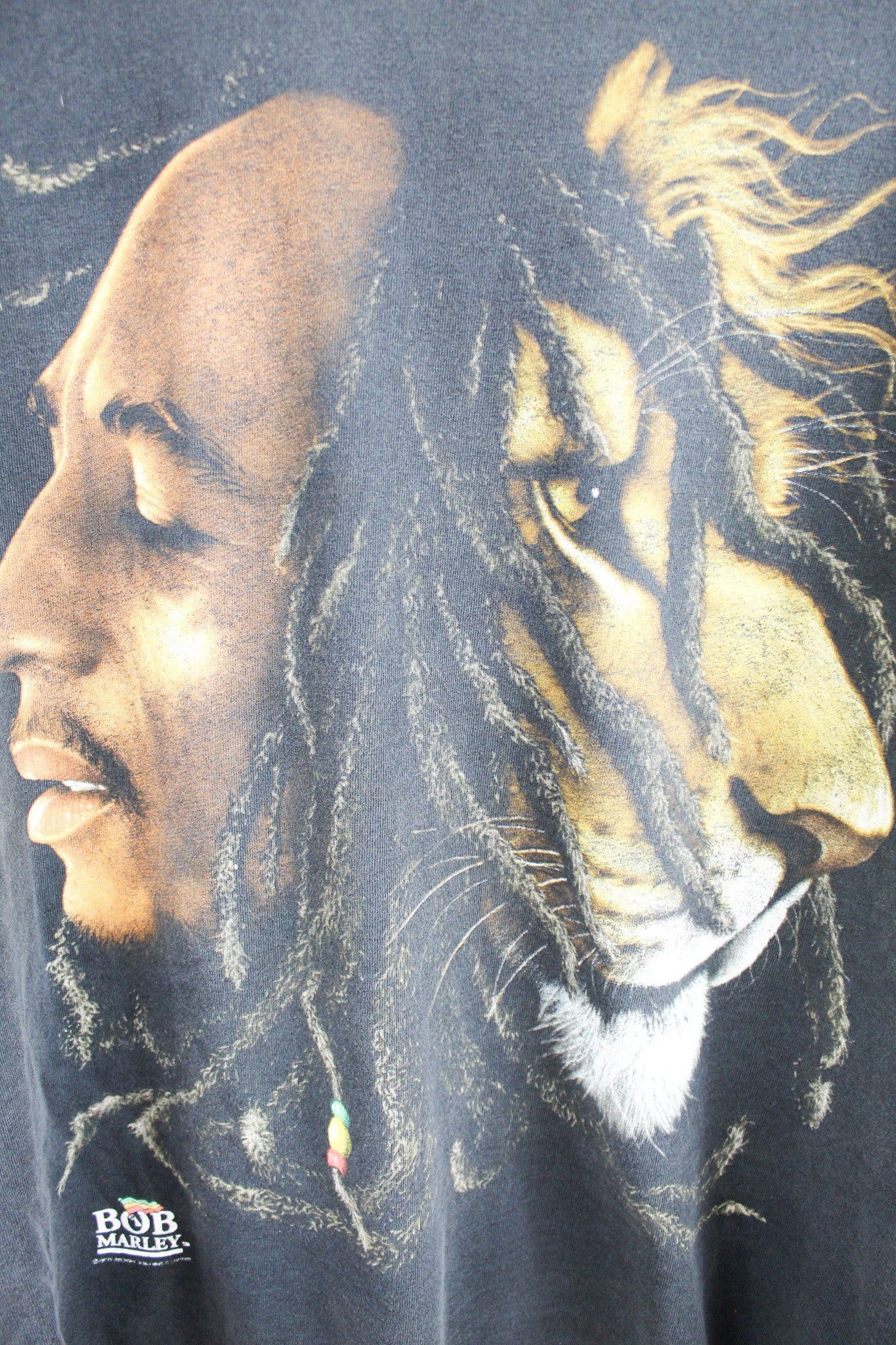 Bob Marley & Lion Picture Tee sold by HG Vintage product image thumbnail 2