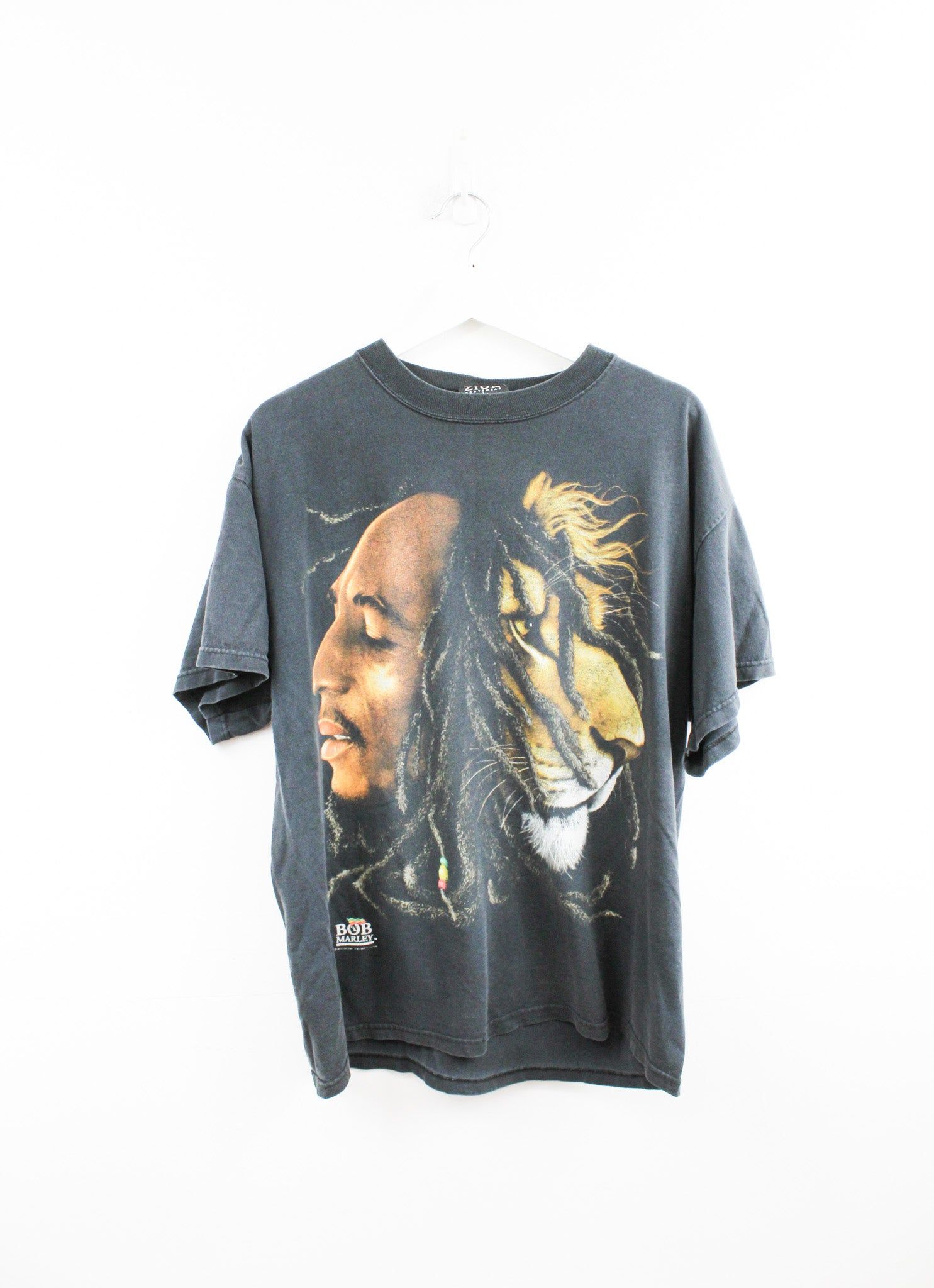 Bob Marley & Lion Picture Tee sold by HG Vintage