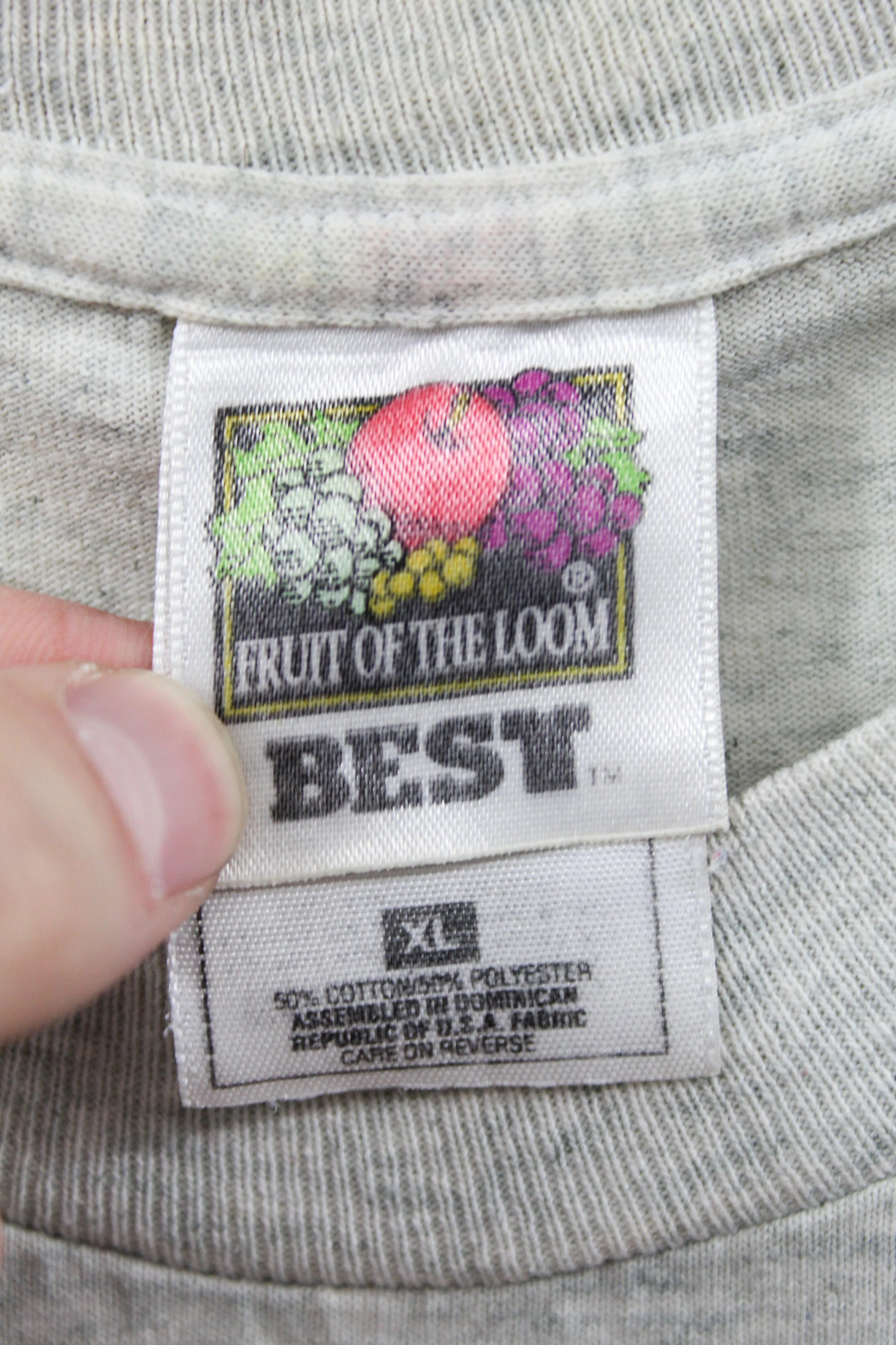 X - Vintage Single Stitch Support The College Fund Tee sold by HG Vintage product image thumbnail 3