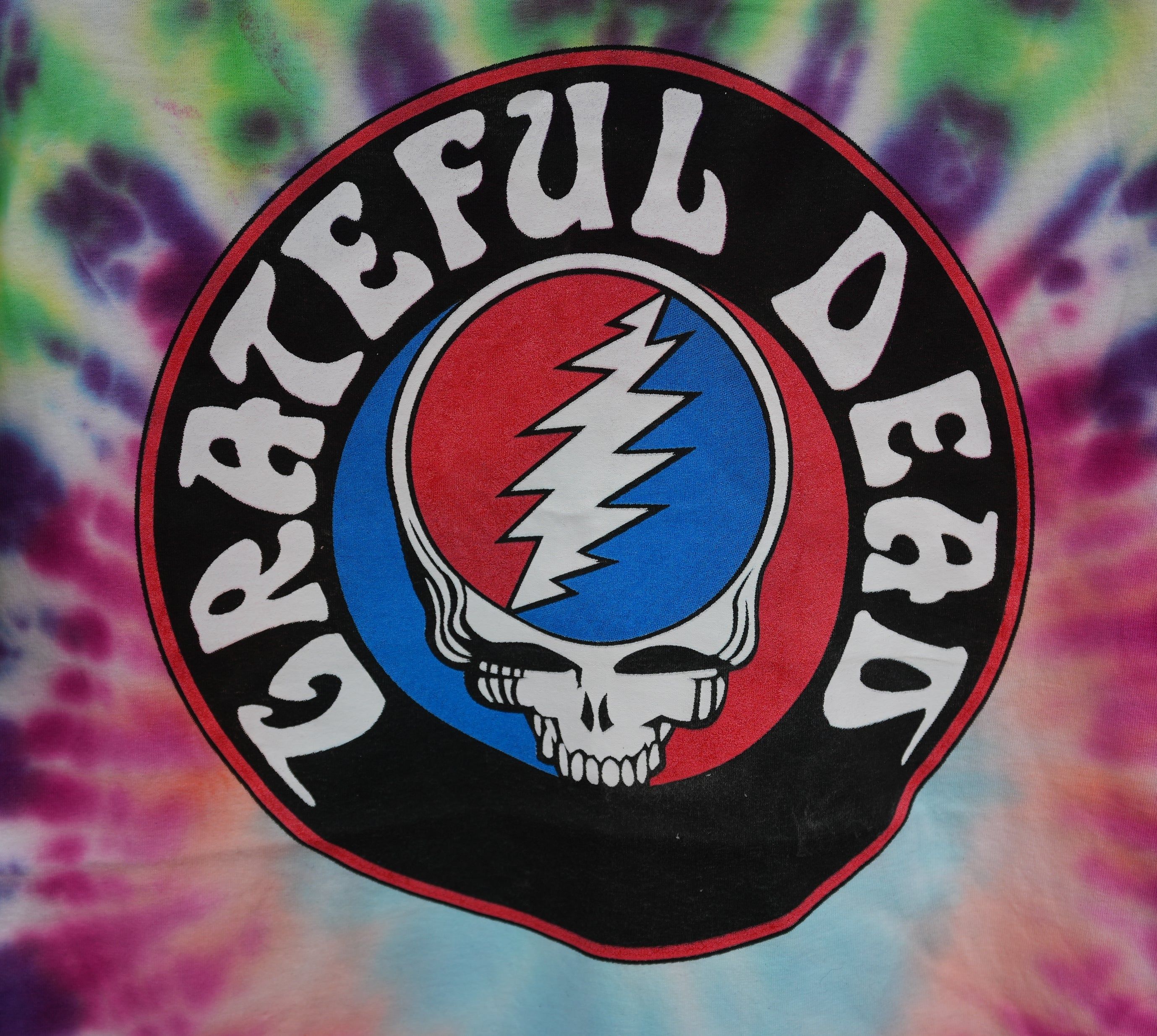 Grateful Dead Logo Tie Dye Vintage Tee sold by HG Vintage product image thumbnail 2